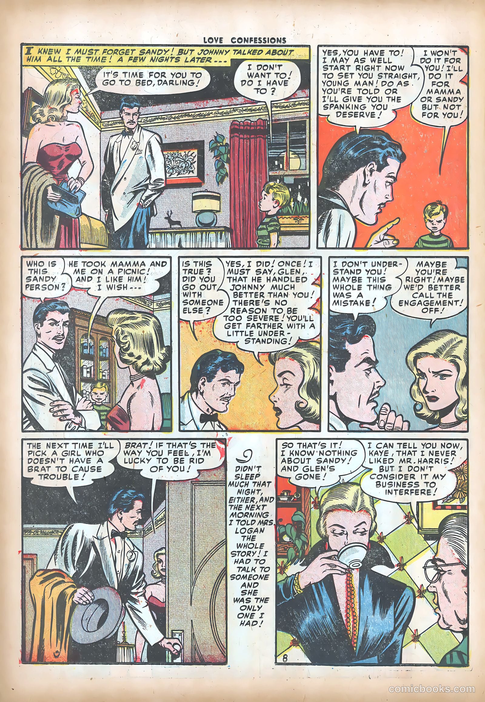 Love Confessions #17 (1952) — page 10 of 36