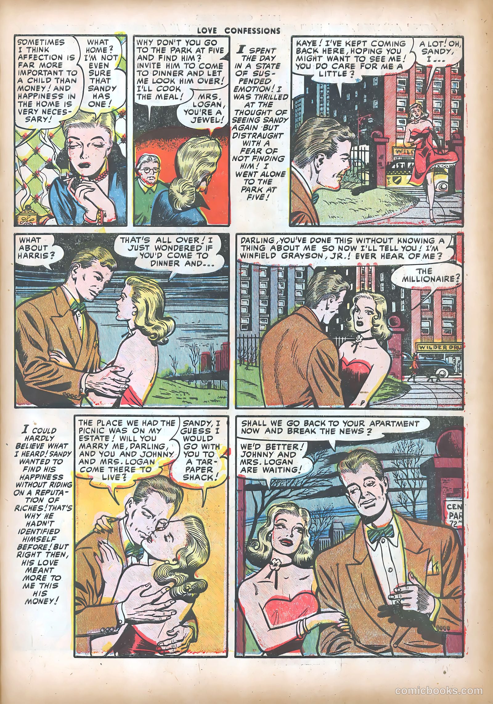 Love Confessions #17 (1952) — page 11 of 36