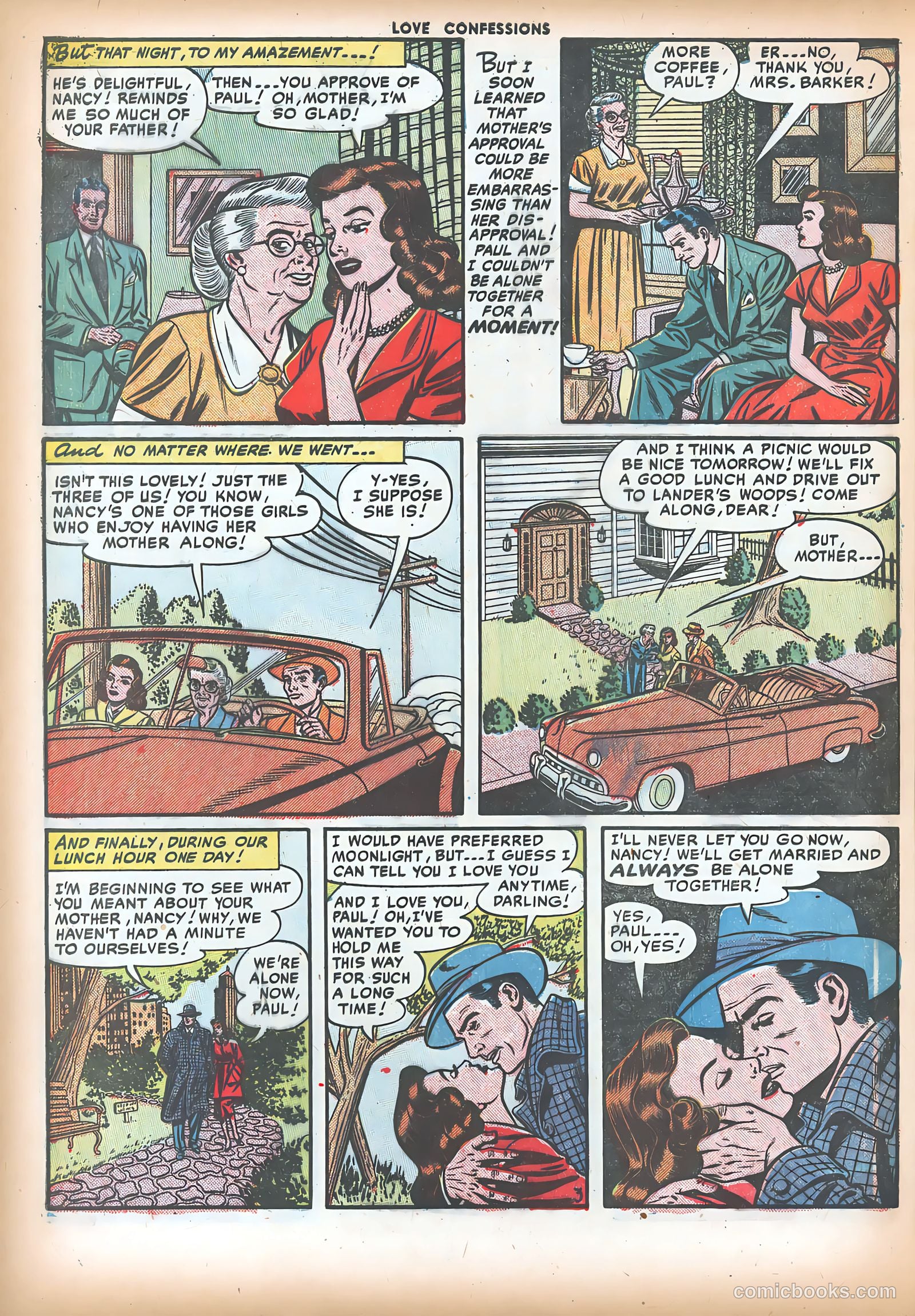 Love Confessions #17 (1952) — page 14 of 36