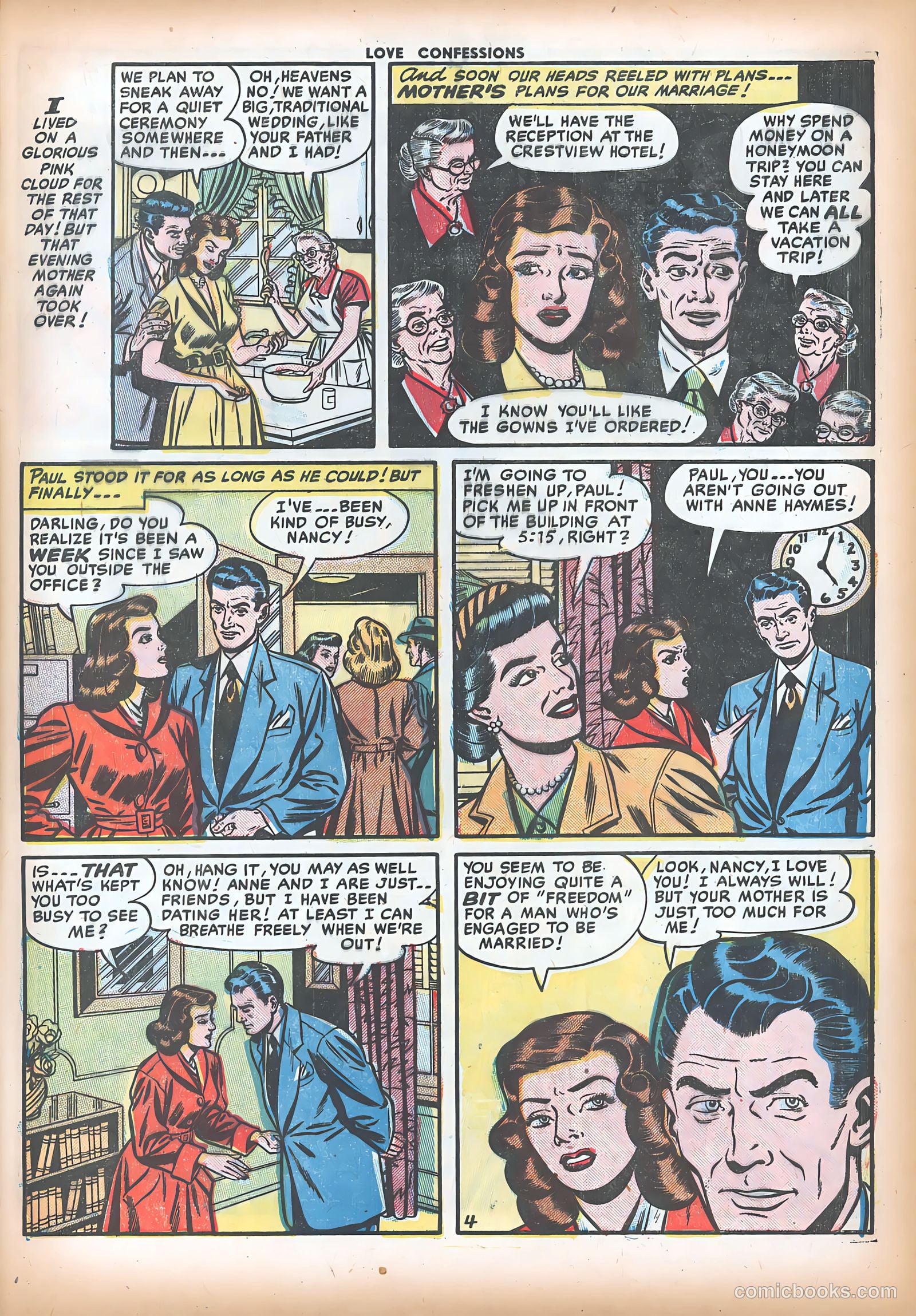 Love Confessions #17 (1952) — page 15 of 36
