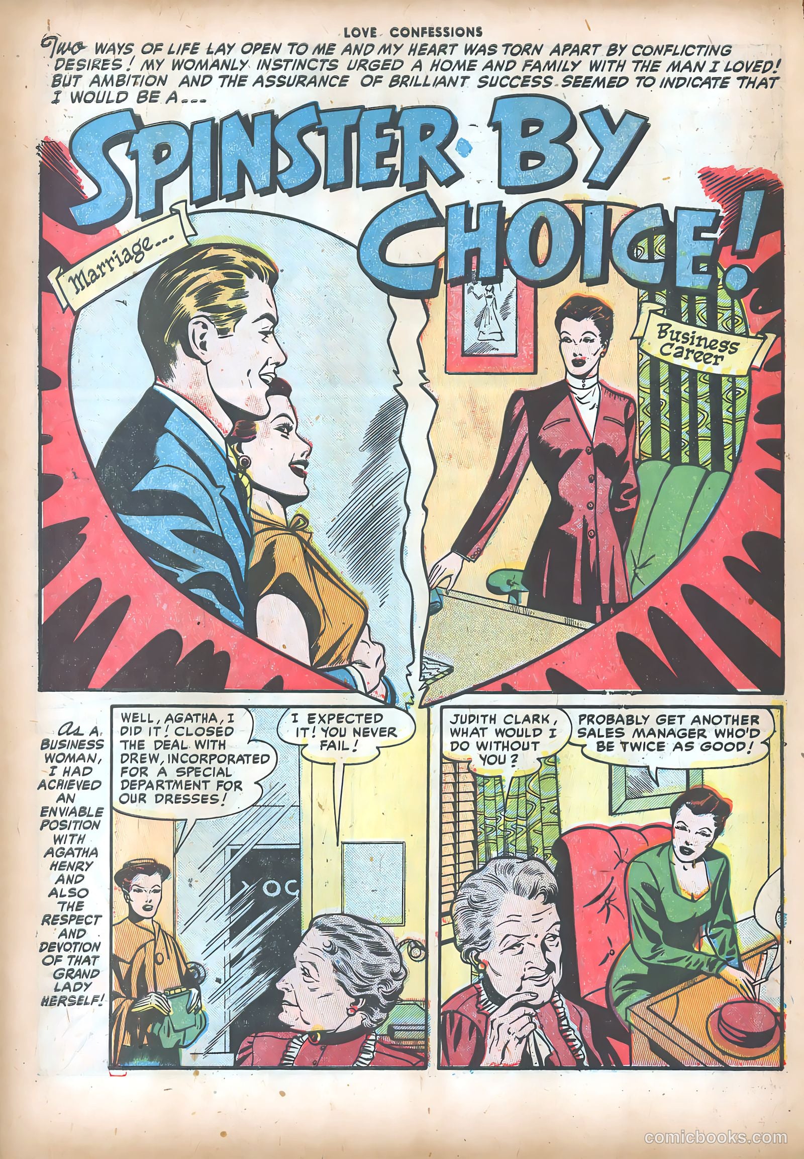 Love Confessions #17 (1952) — page 18 of 36
