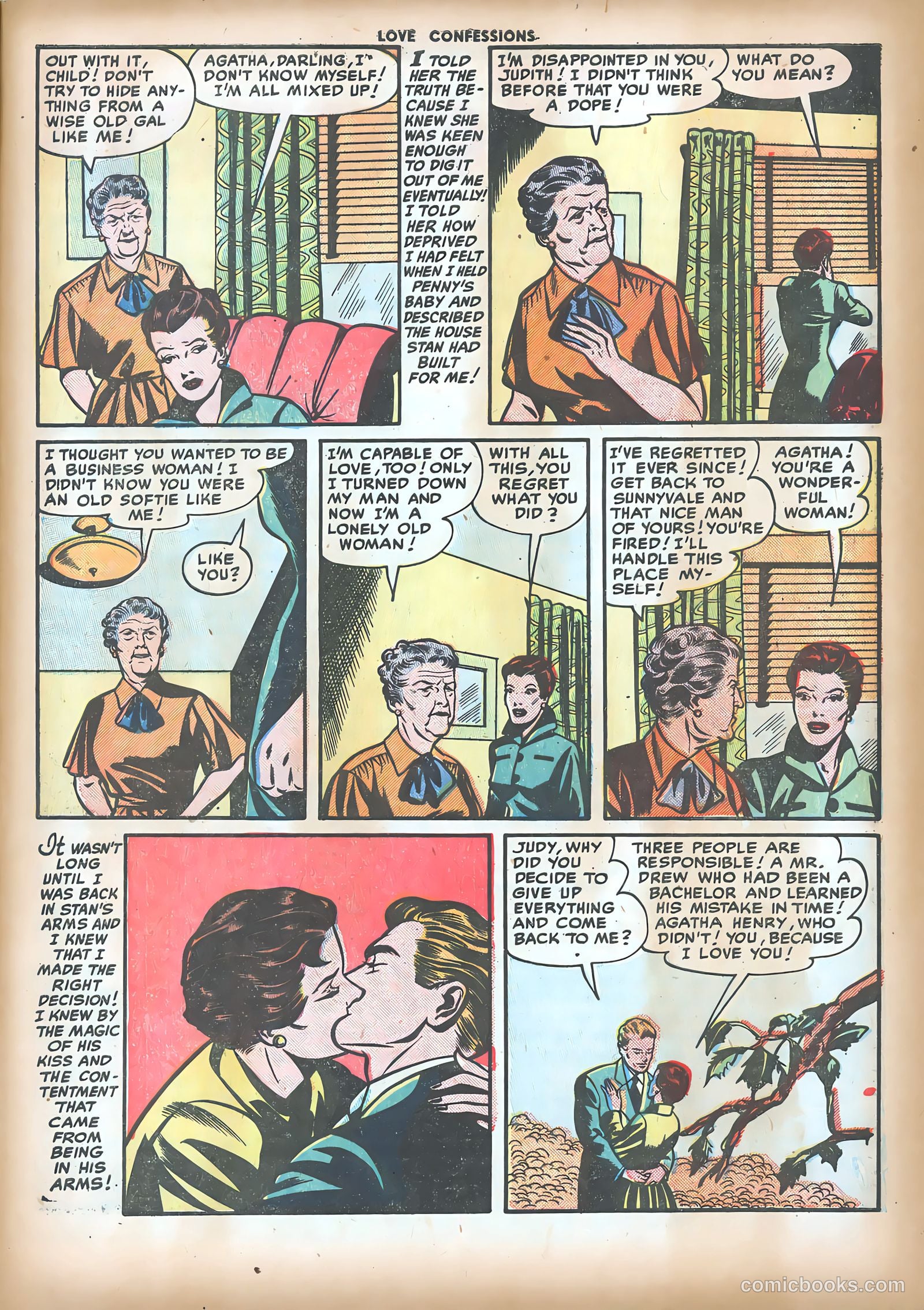 Love Confessions #17 (1952) — page 25 of 36