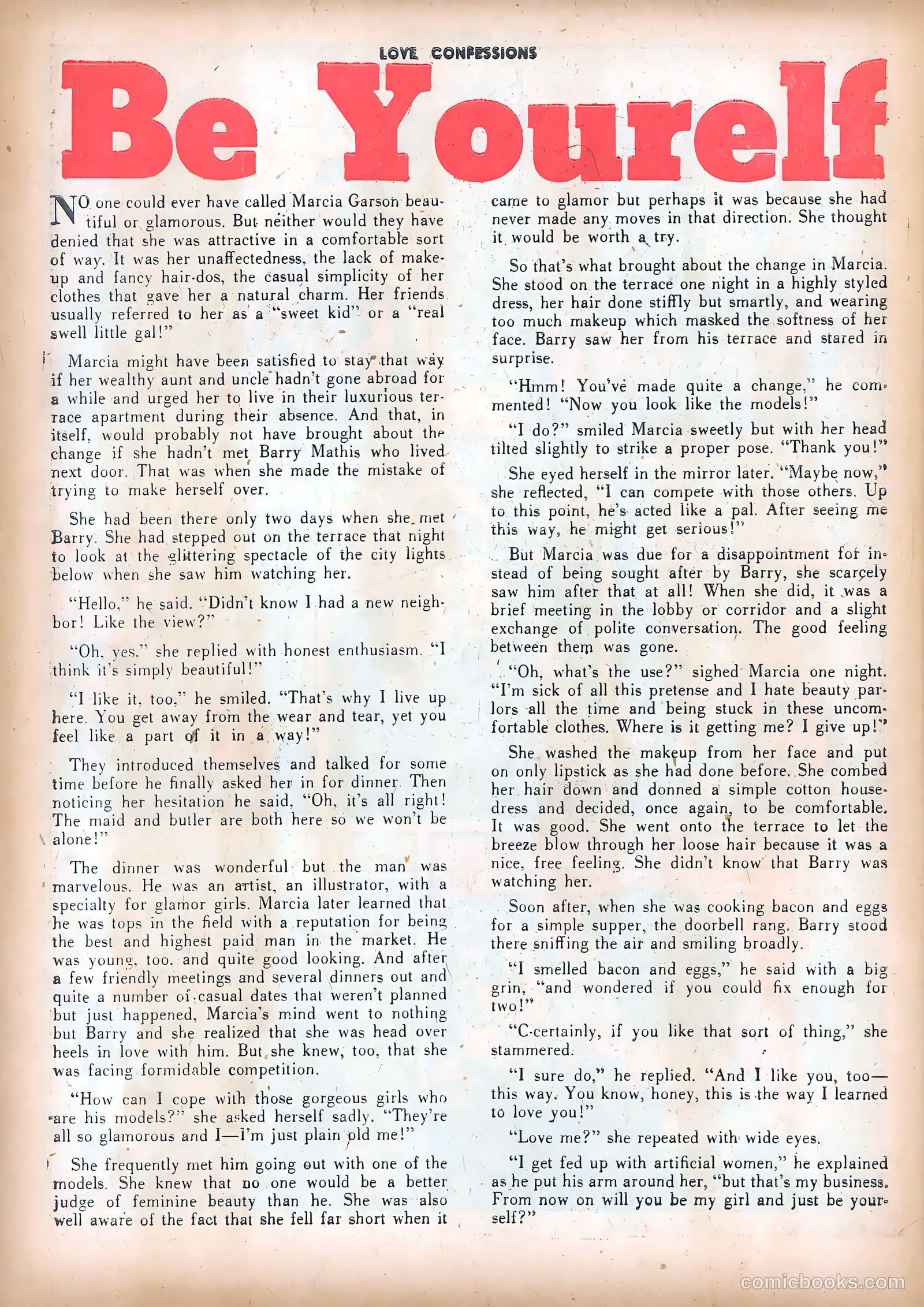 Love Confessions #17 (1952) — page 26 of 36