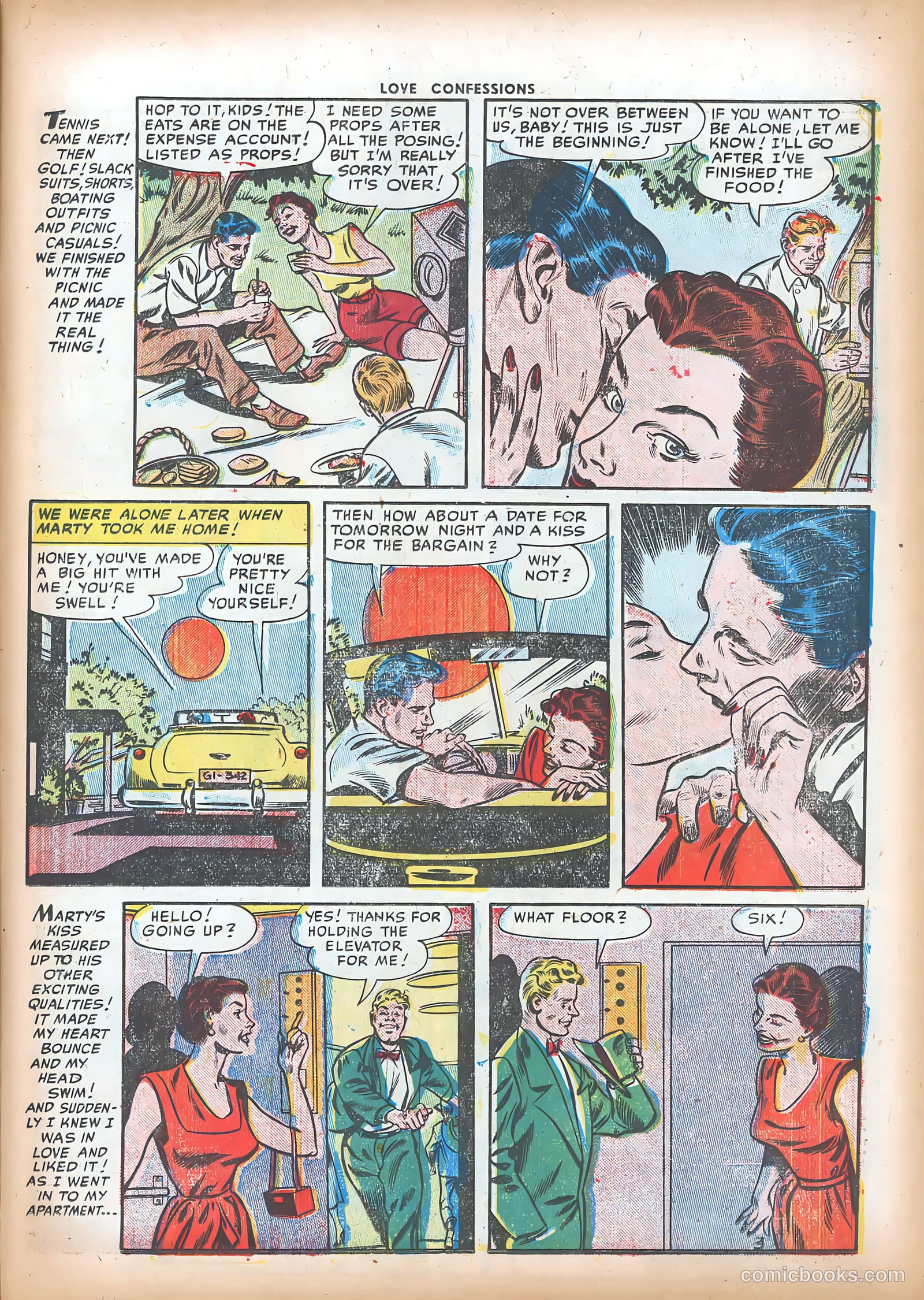 Love Confessions #17 (1952) — page 29 of 36