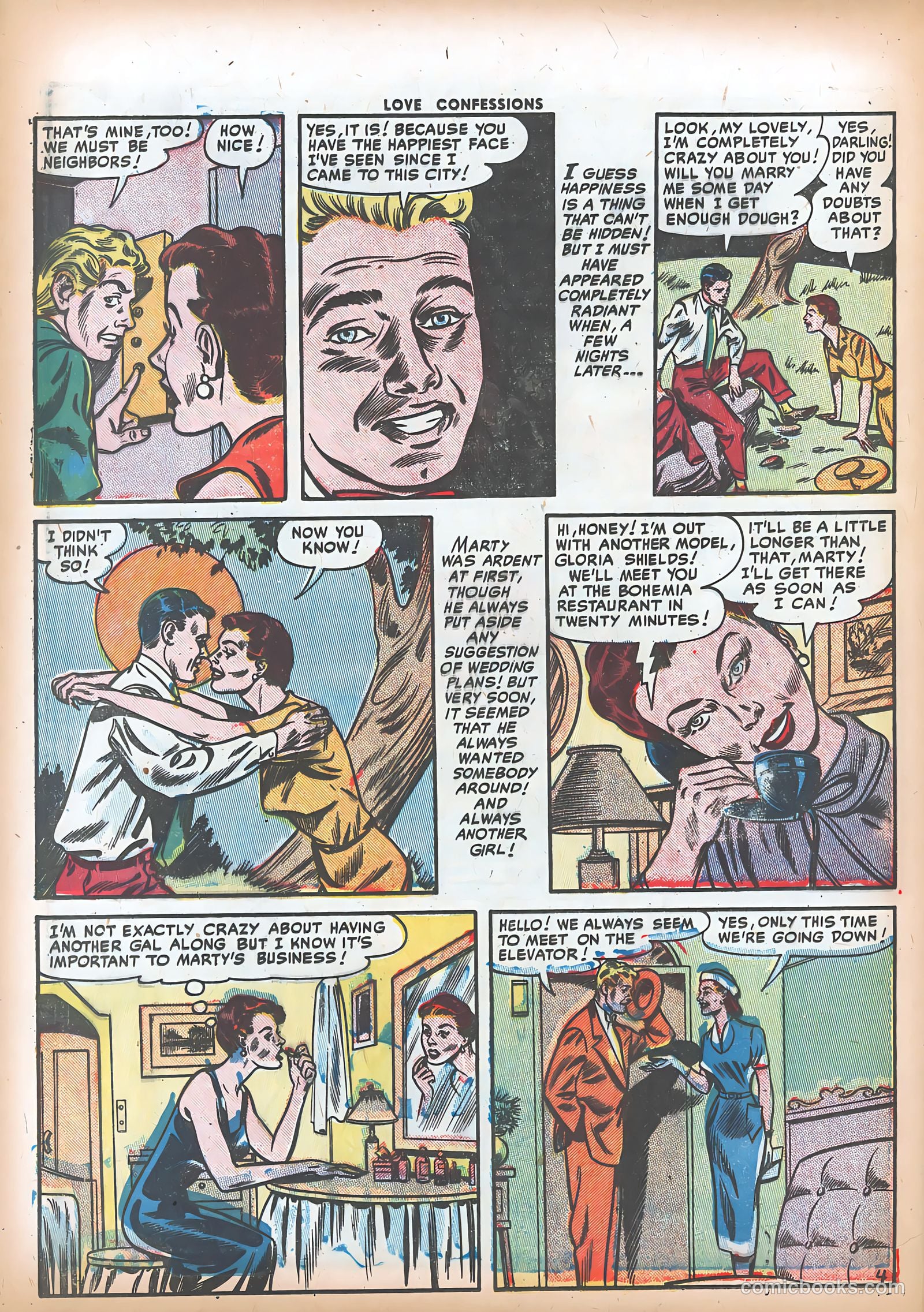 Love Confessions #17 (1952) — page 30 of 36