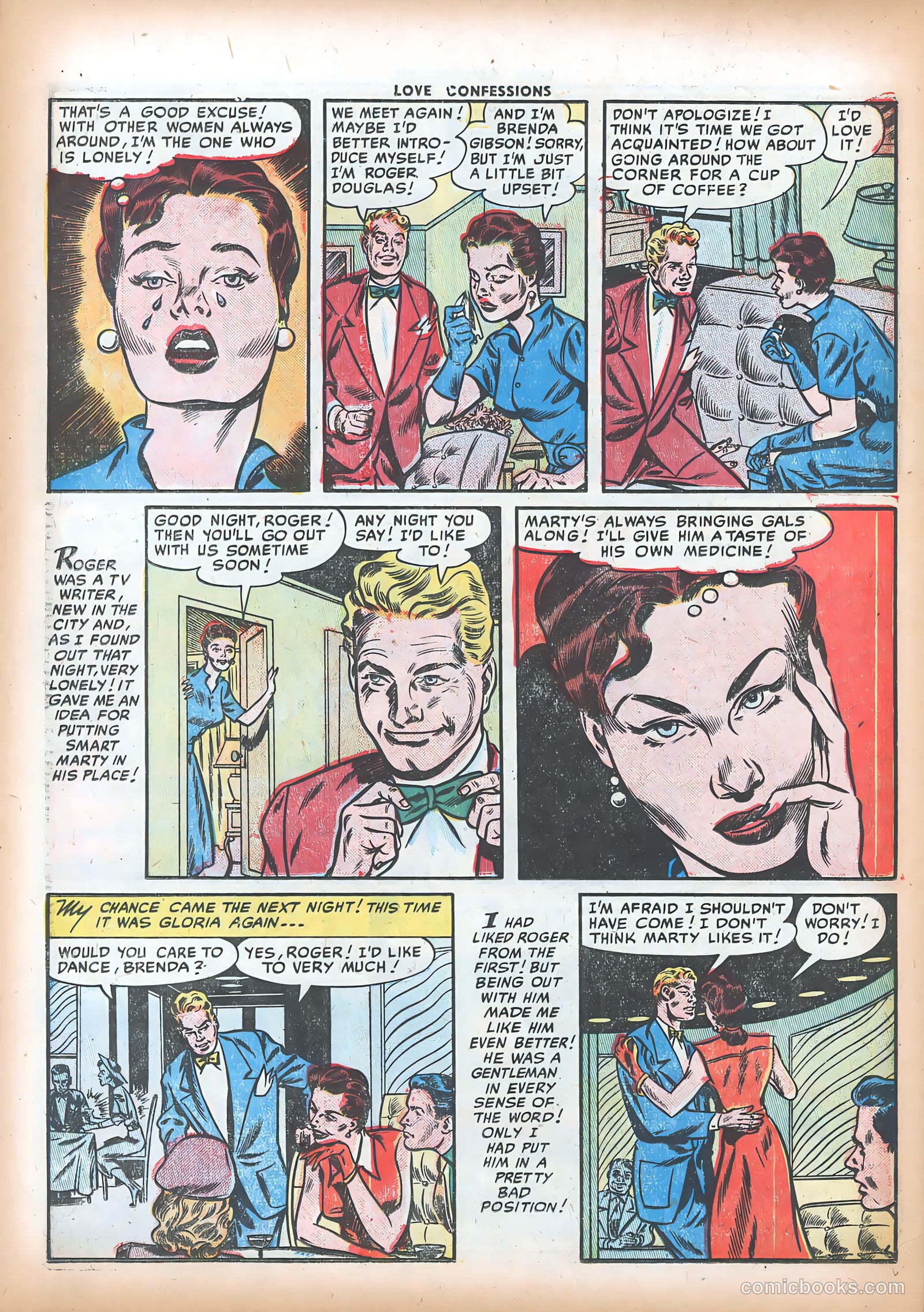 Love Confessions #17 (1952) — page 32 of 36