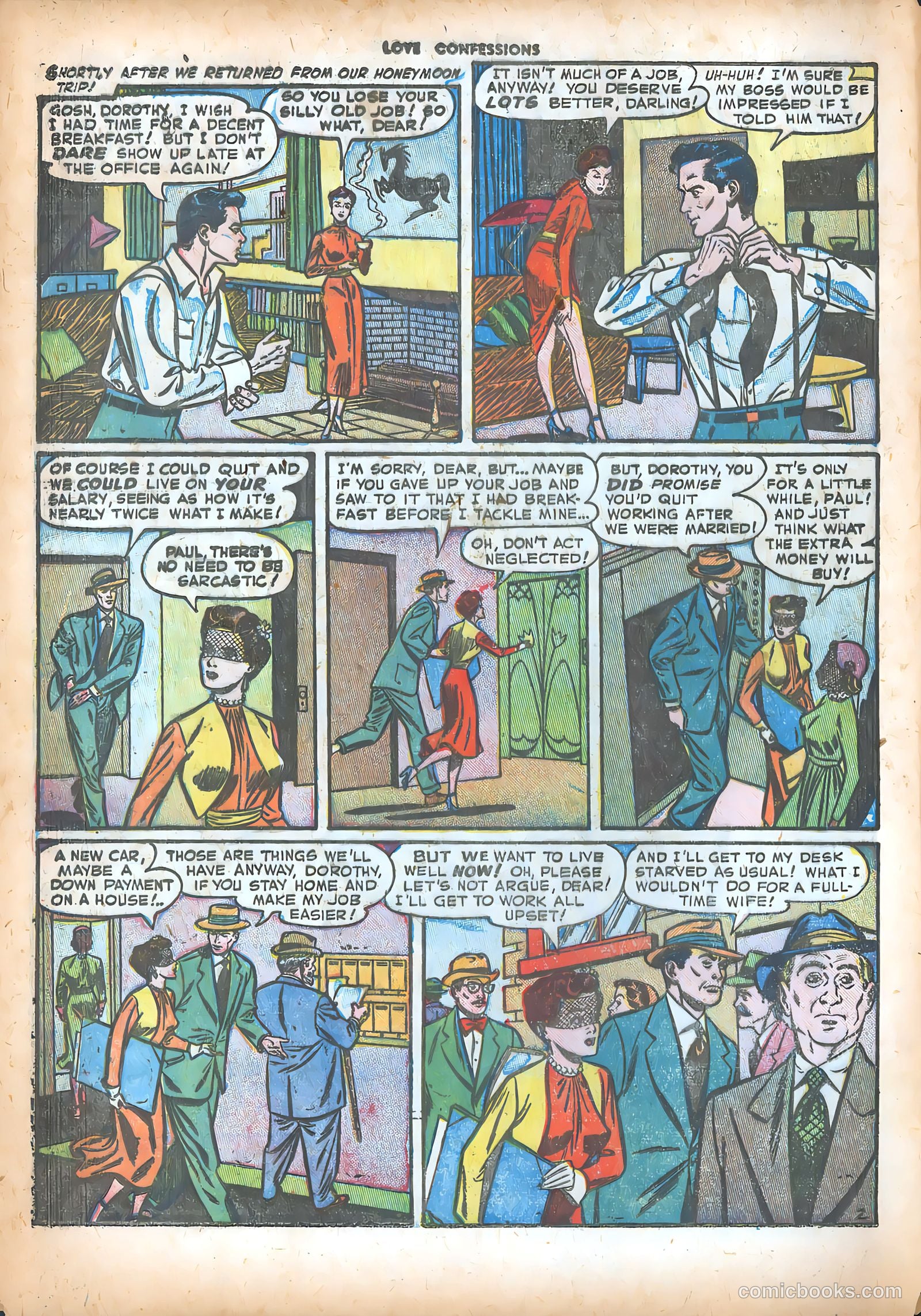 Love Confessions #18 (1952) — page 4 of 36