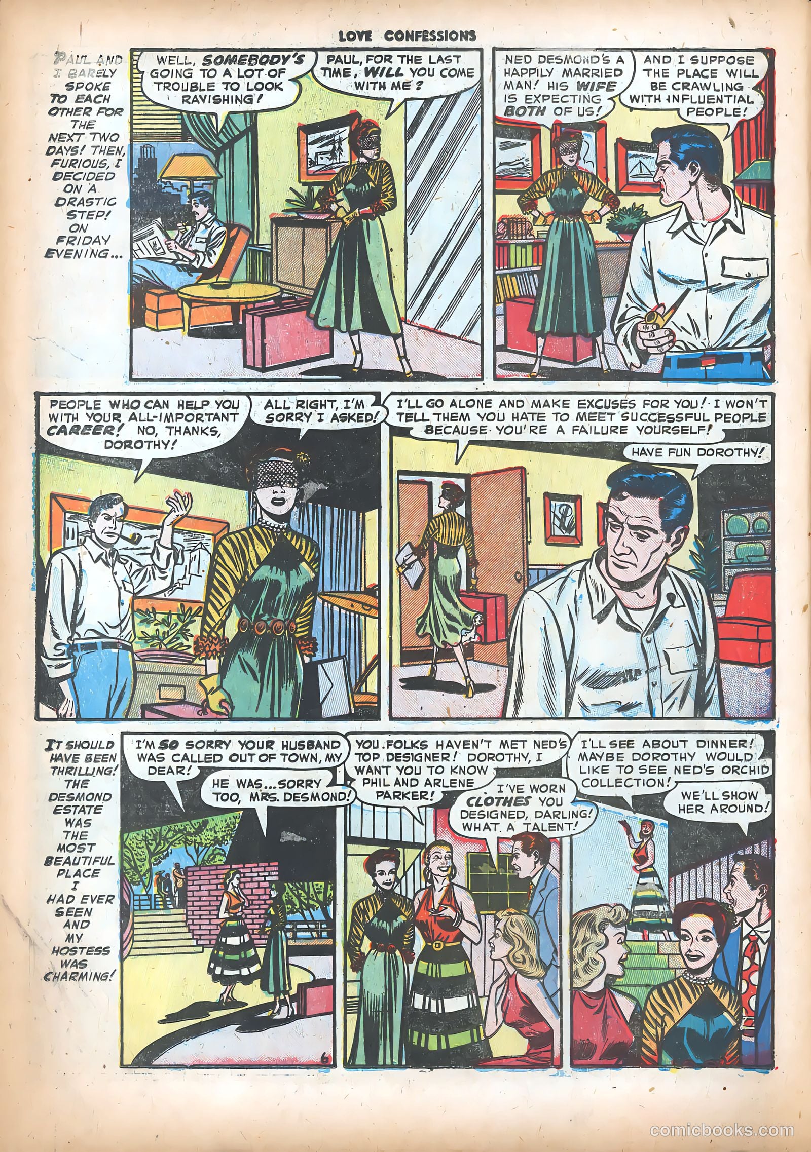 Love Confessions #18 (1952) — page 8 of 36