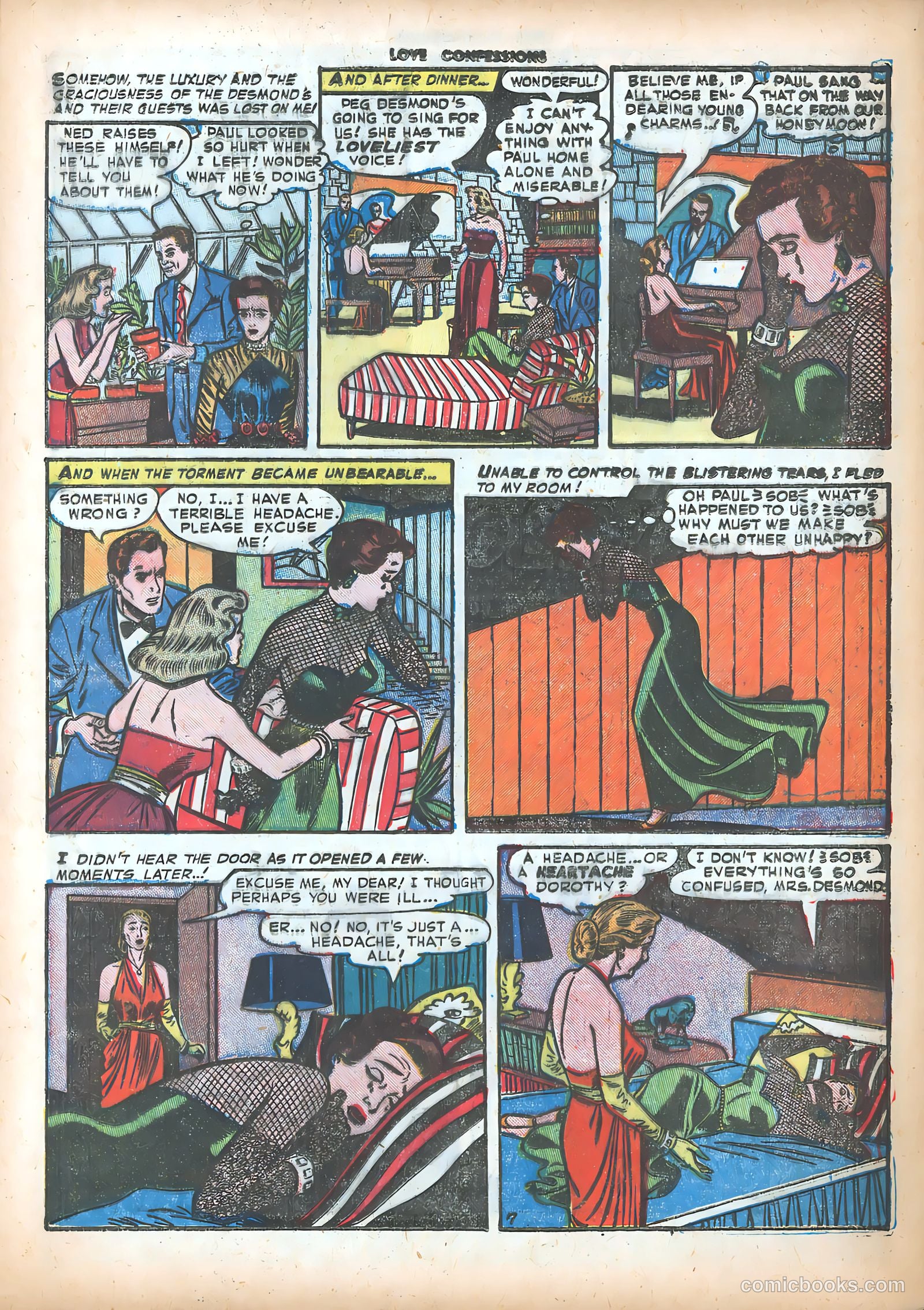 Love Confessions #18 (1952) — page 9 of 36