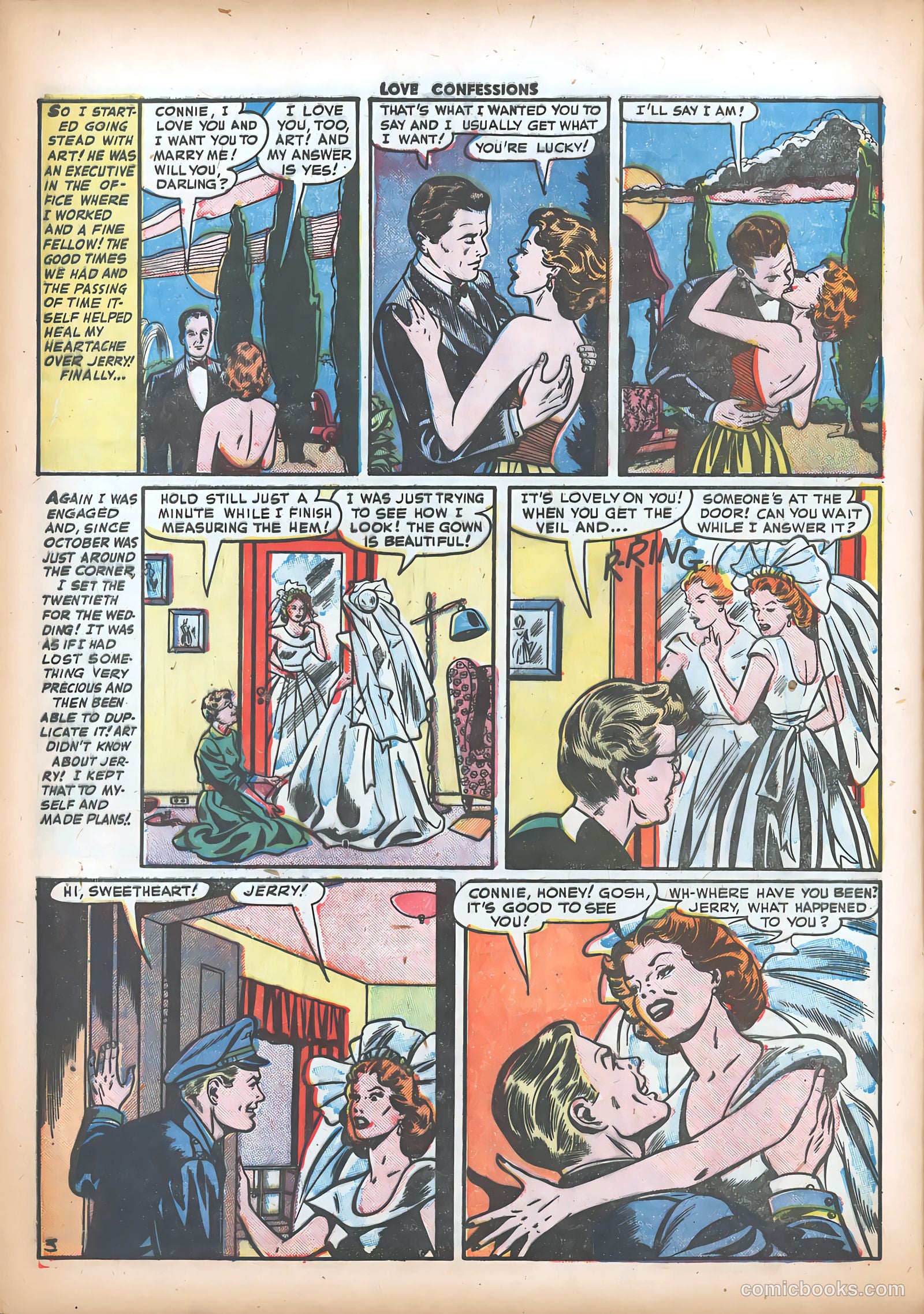 Love Confessions #18 (1952) — page 14 of 36
