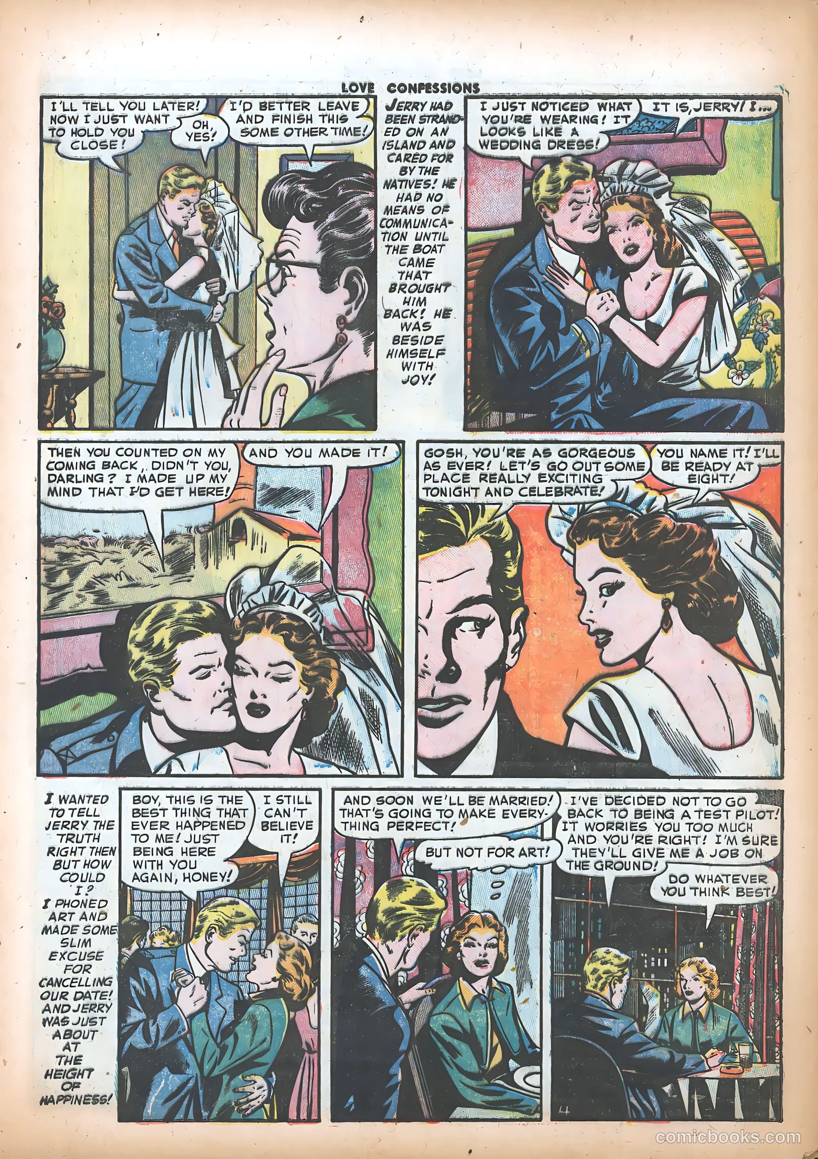 Love Confessions #18 (1952) — page 15 of 36