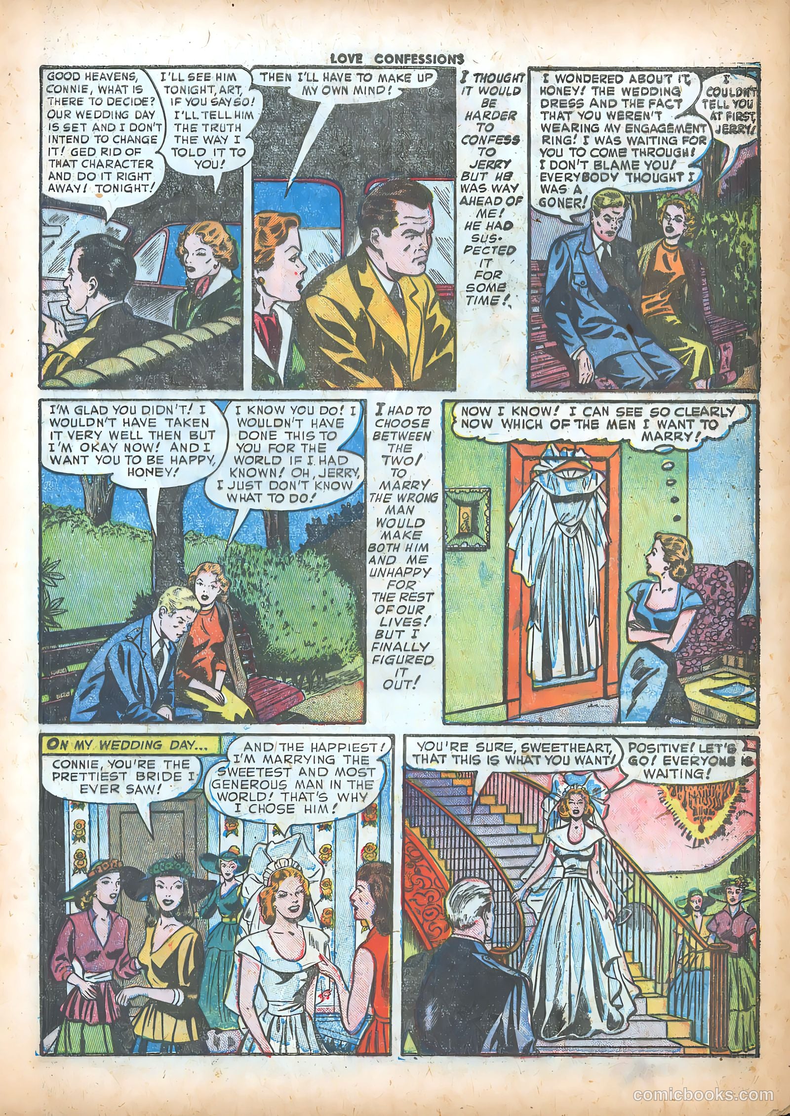 Love Confessions #18 (1952) — page 17 of 36