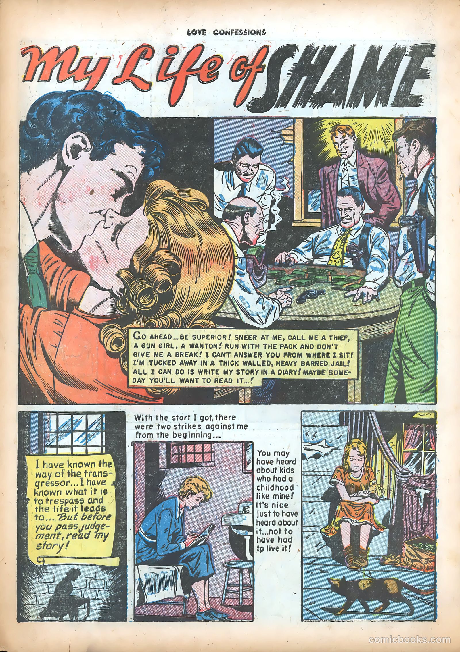 Love Confessions #18 (1952) — page 18 of 36