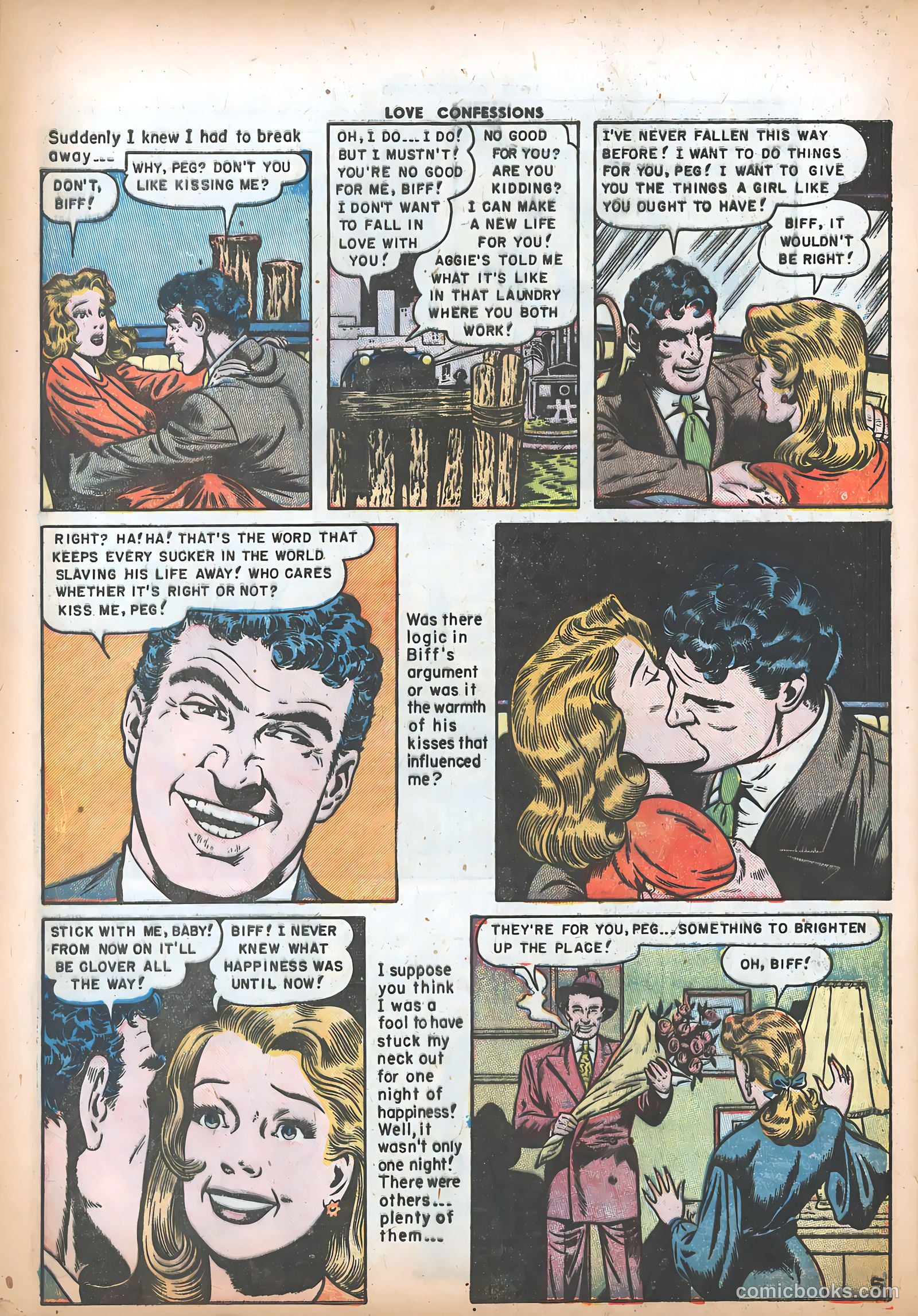 Love Confessions #18 (1952) — page 22 of 36
