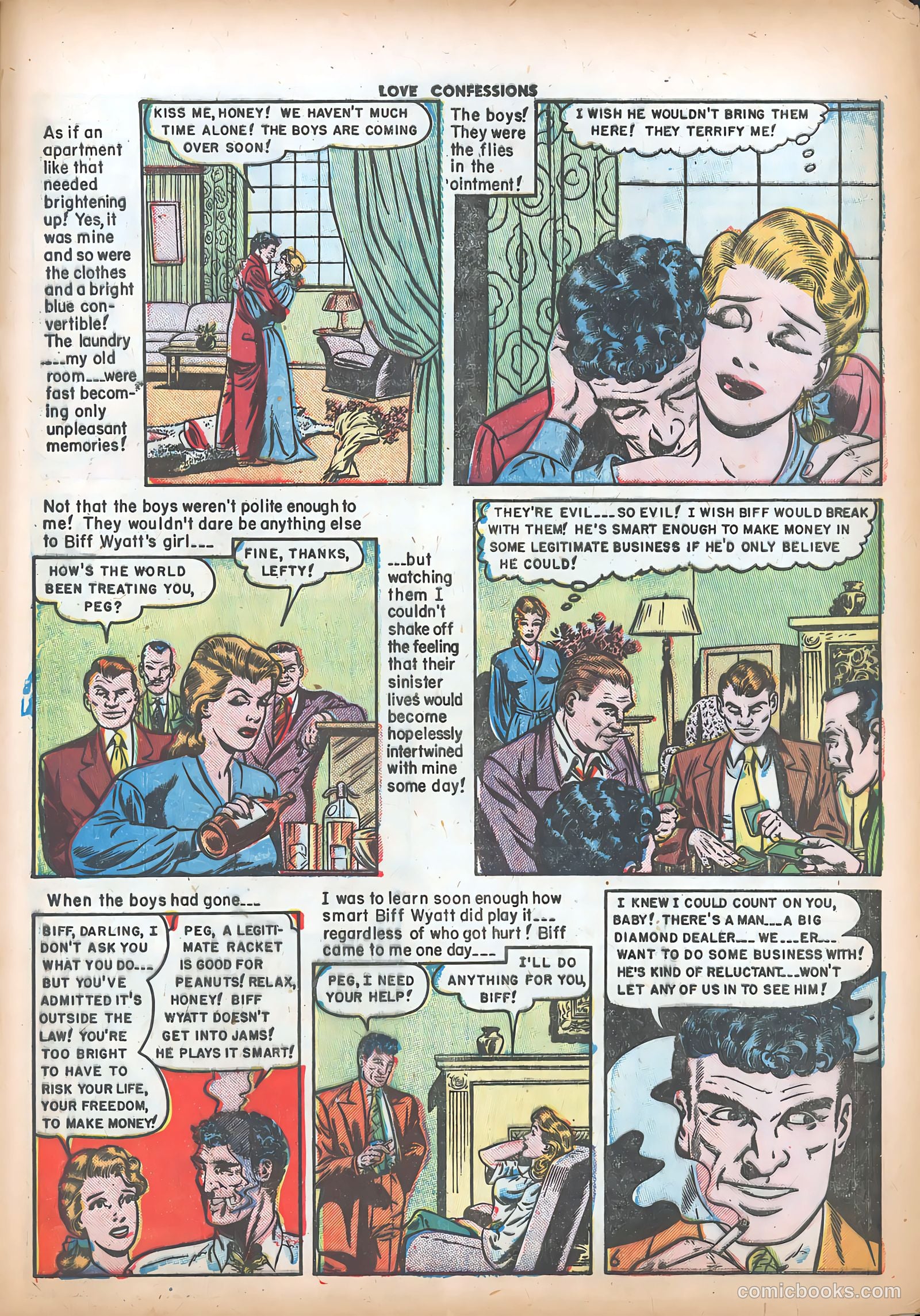 Love Confessions #18 (1952) — page 23 of 36