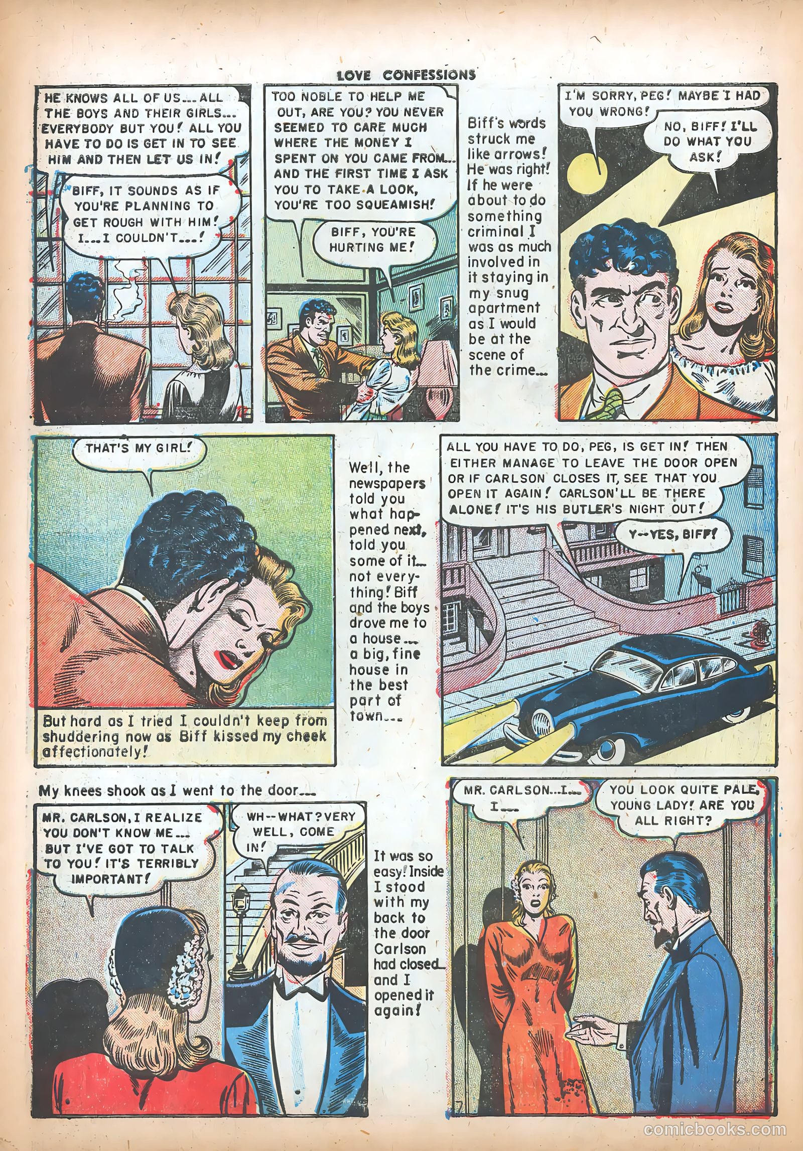 Love Confessions #18 (1952) — page 24 of 36
