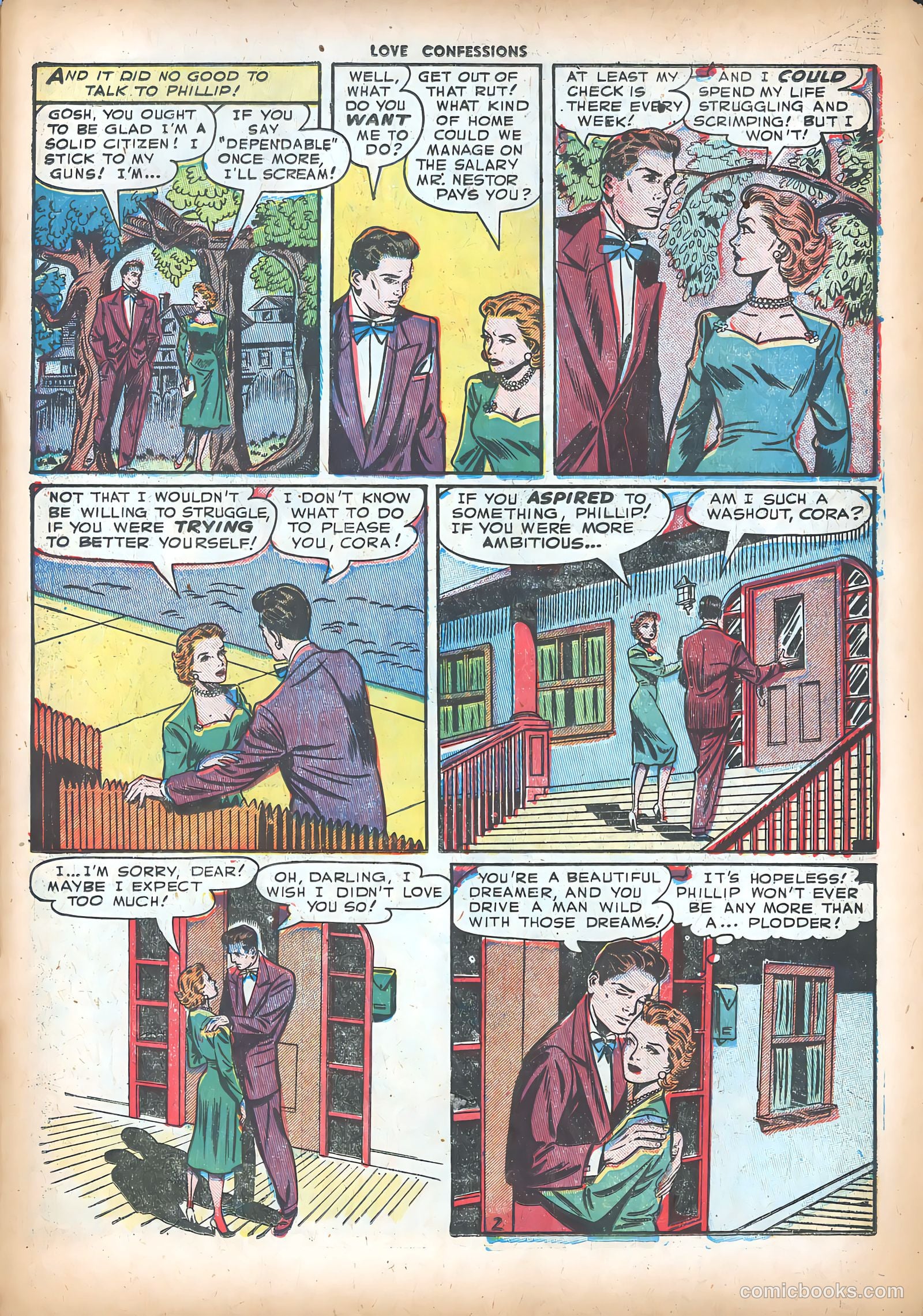 Love Confessions #18 (1952) — page 29 of 36
