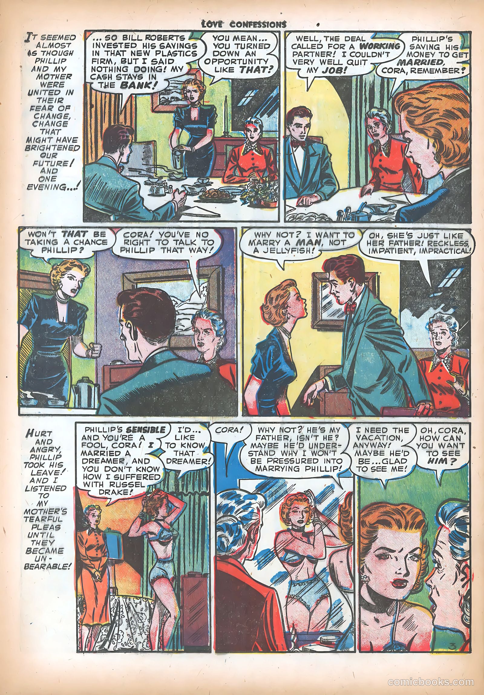 Love Confessions #18 (1952) — page 30 of 36