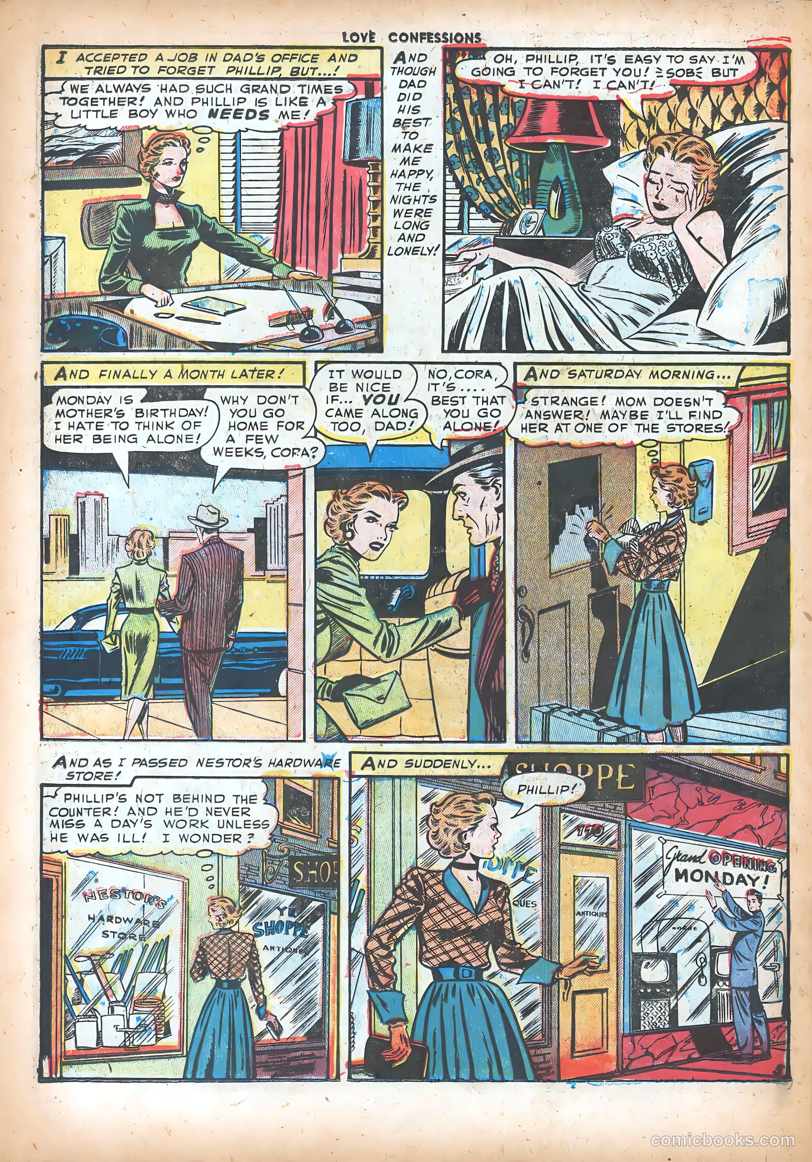 Love Confessions #18 (1952) — page 32 of 36