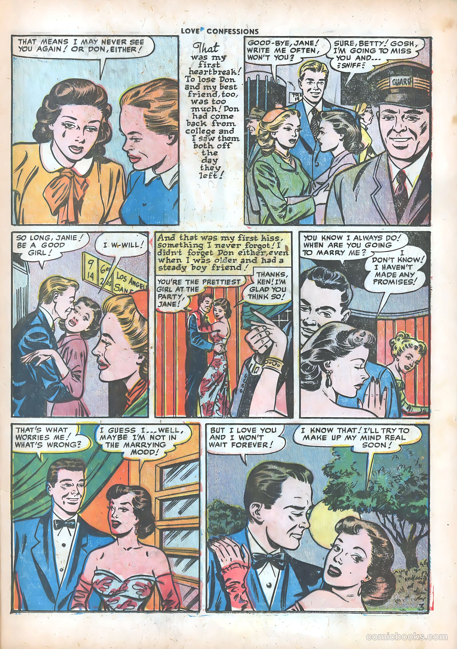 Love Confessions #19 (1952) — page 6 of 37