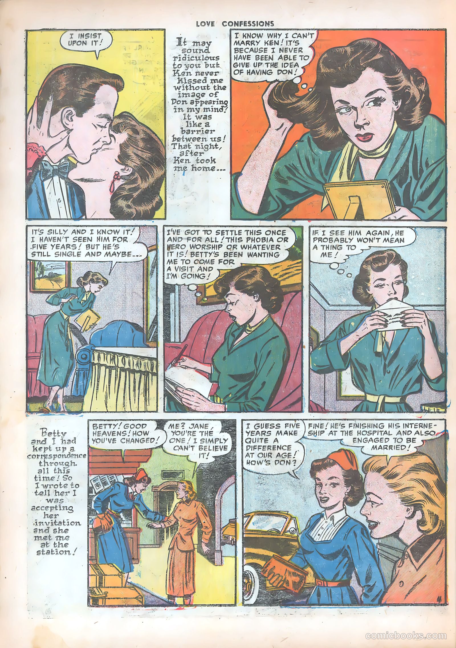 Love Confessions #19 (1952) — page 7 of 37