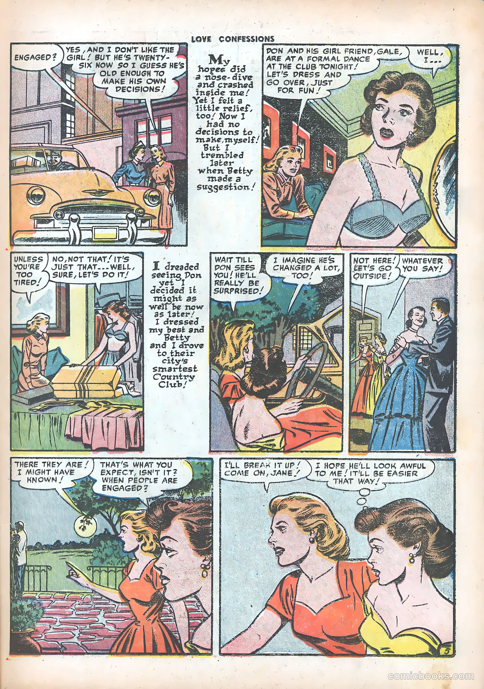 Love Confessions #19 (1952) — page 8 of 37