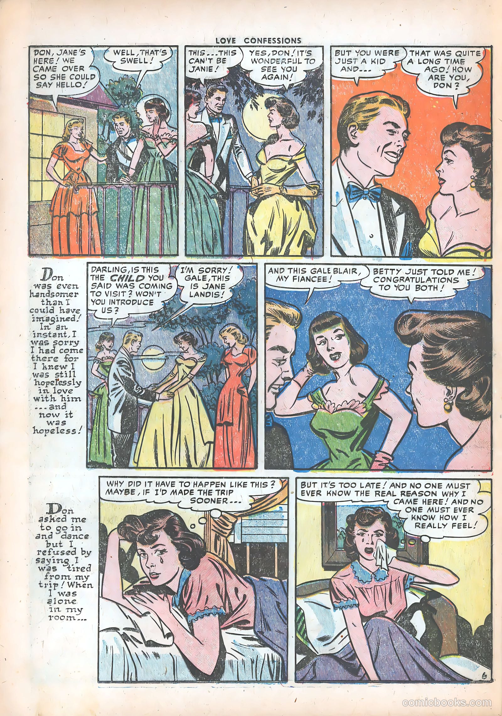 Love Confessions #19 (1952) — page 9 of 37