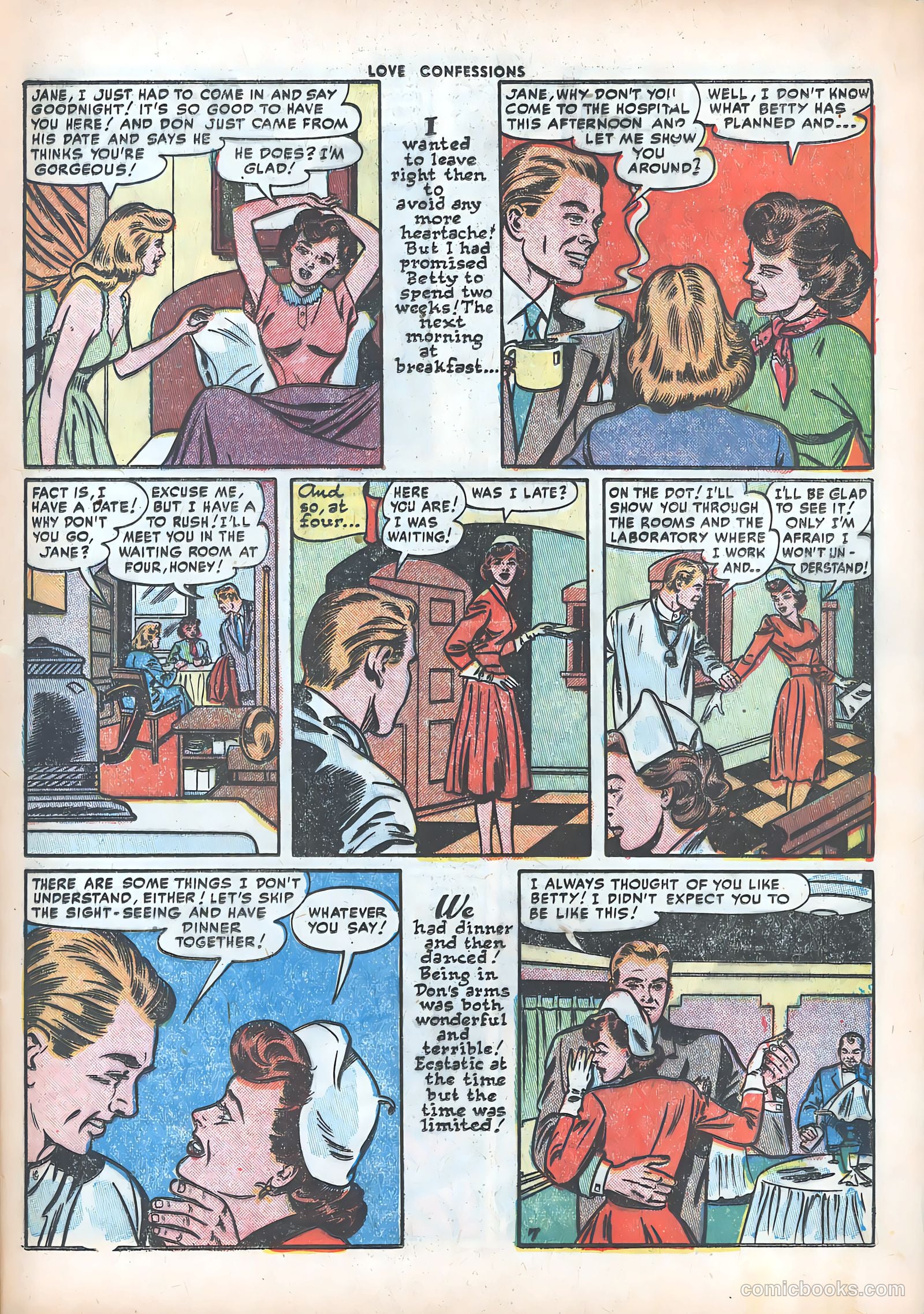 Love Confessions #19 (1952) — page 10 of 37