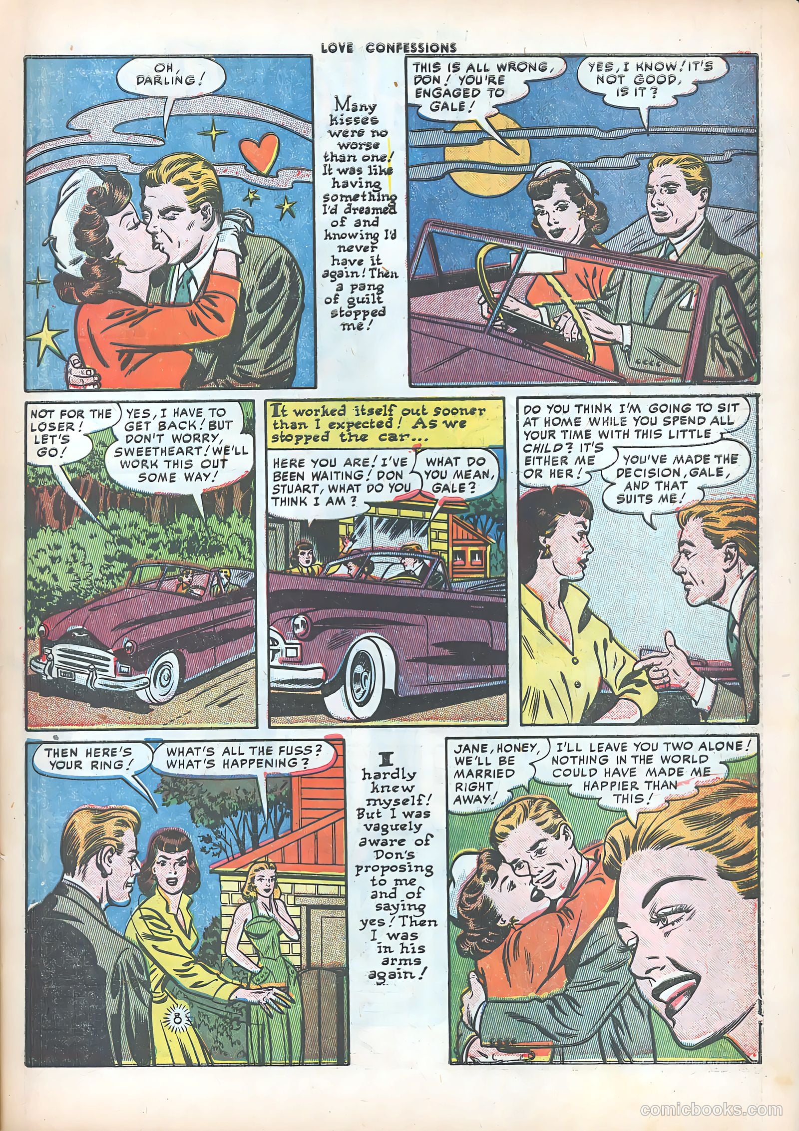 Love Confessions #19 (1952) — page 12 of 37