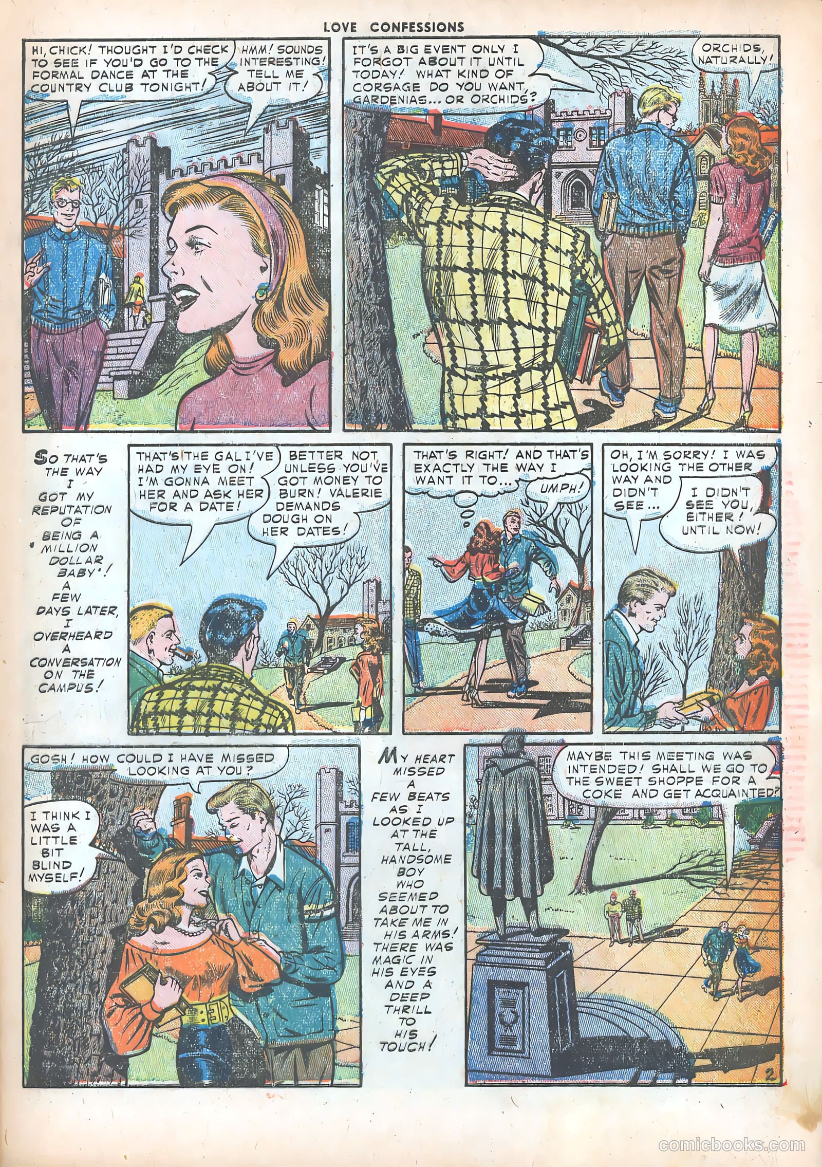 Love Confessions #19 (1952) — page 14 of 37