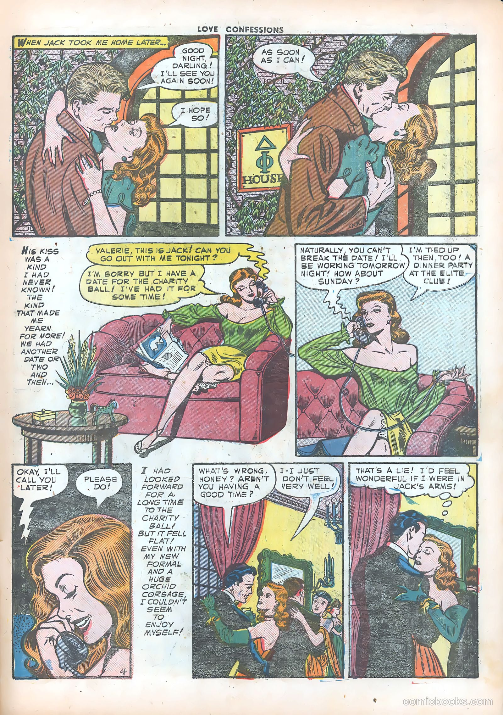 Love Confessions #19 (1952) — page 16 of 37