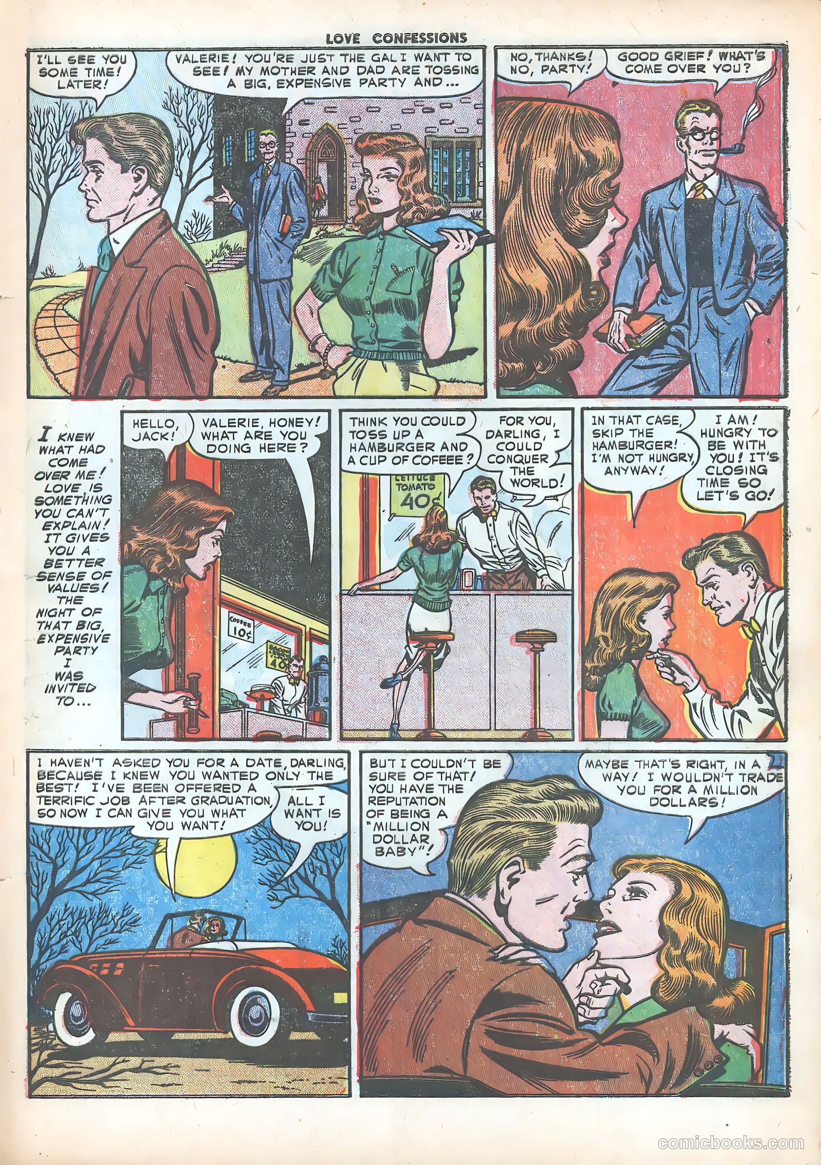 Love Confessions #19 (1952) — page 18 of 37