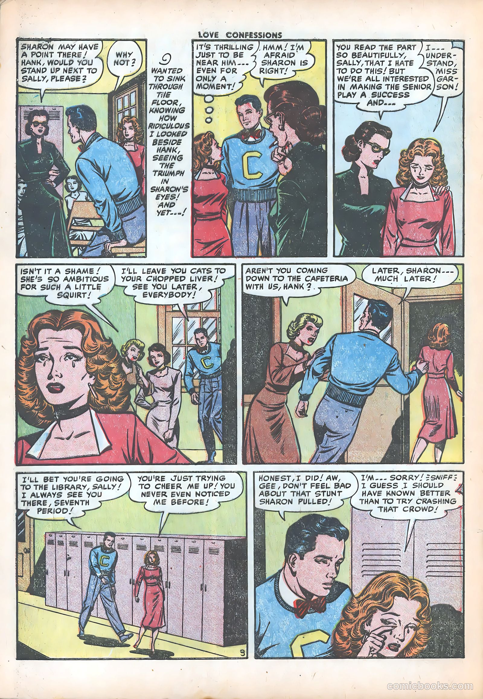 Love Confessions #19 (1952) — page 21 of 37