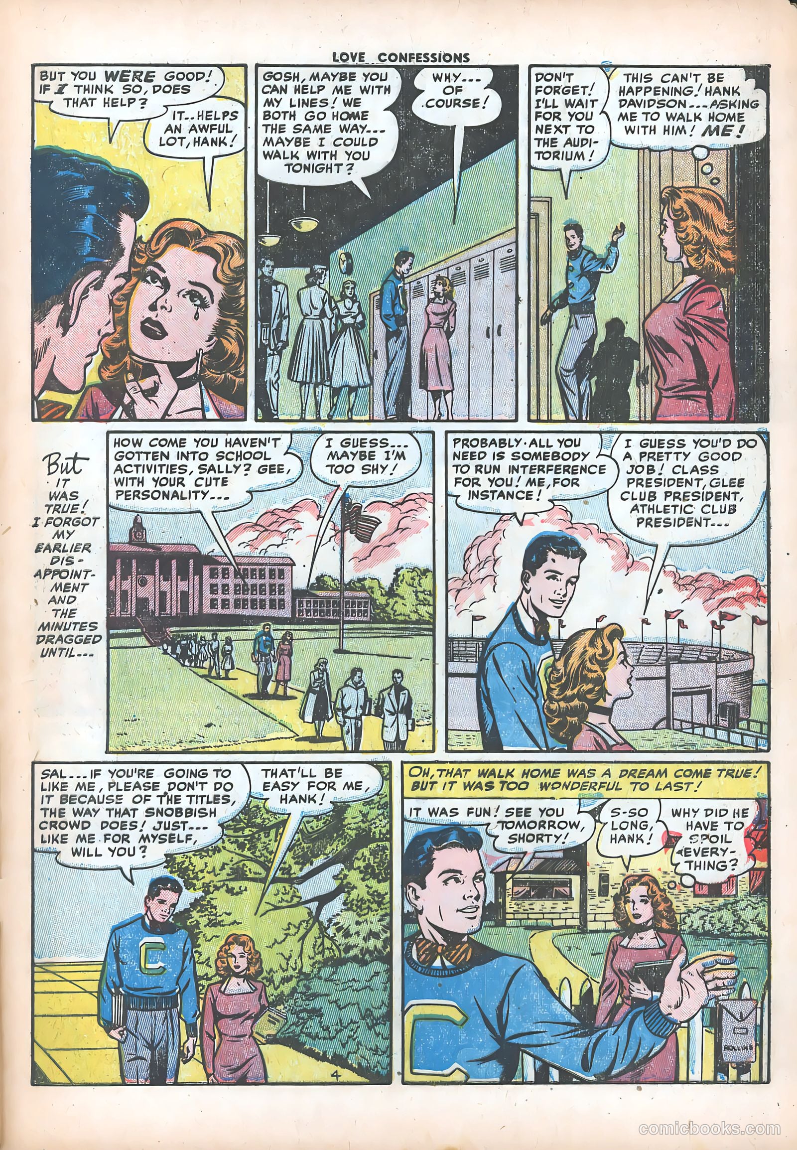 Love Confessions #19 (1952) — page 22 of 37