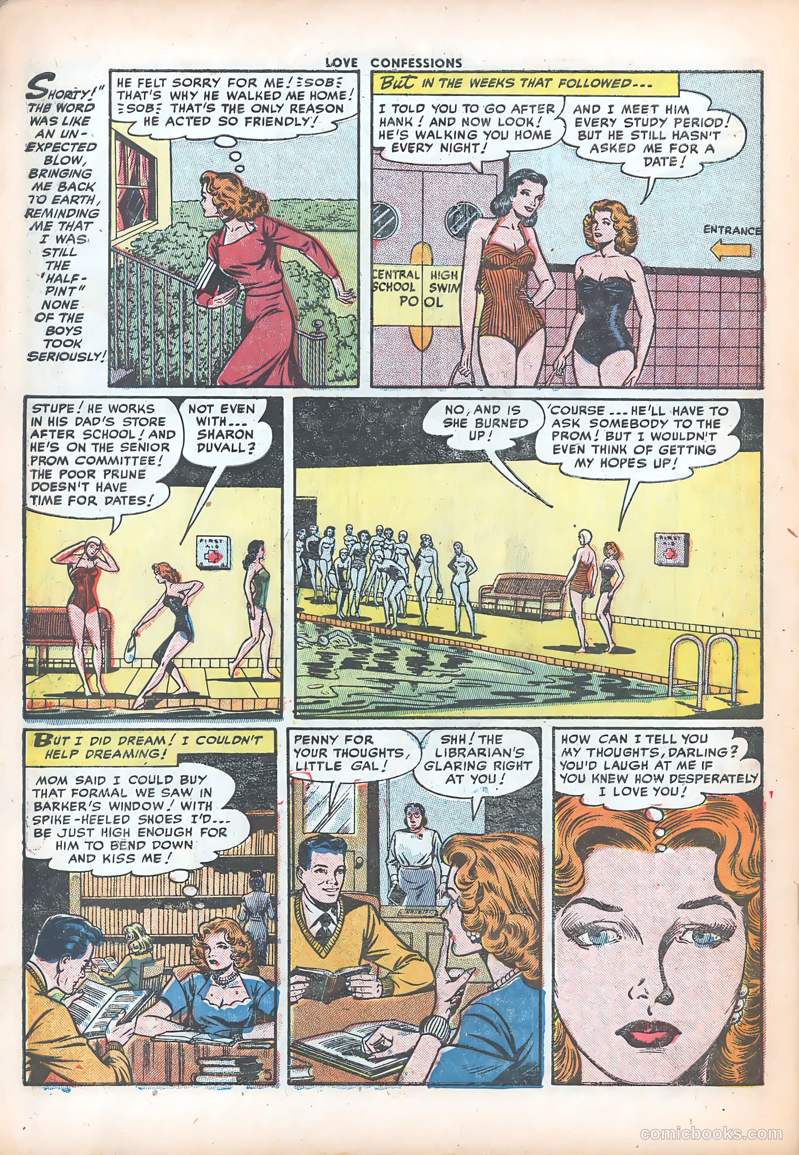 Love Confessions #19 (1952) — page 23 of 37