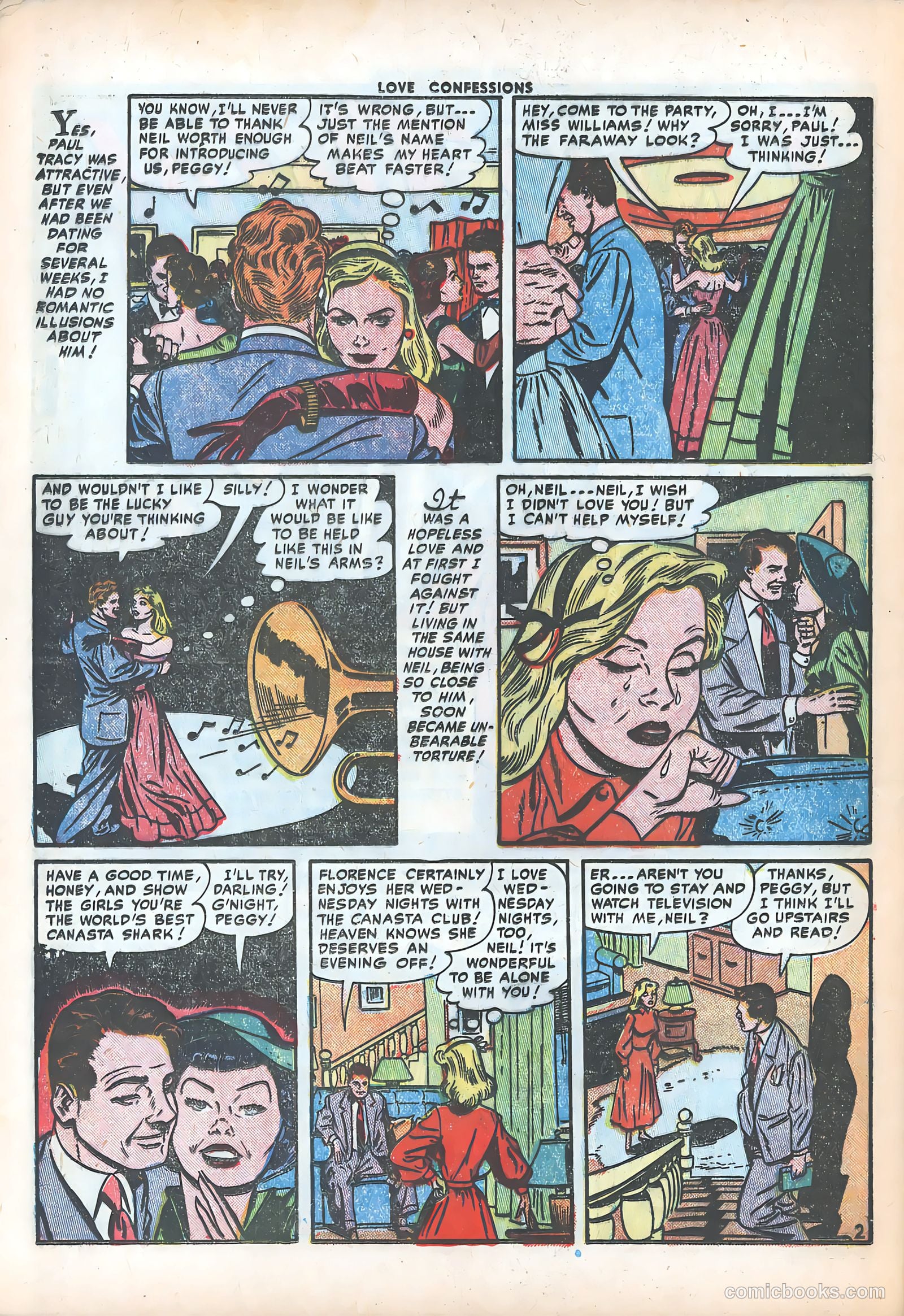 Love Confessions #19 (1952) — page 29 of 37