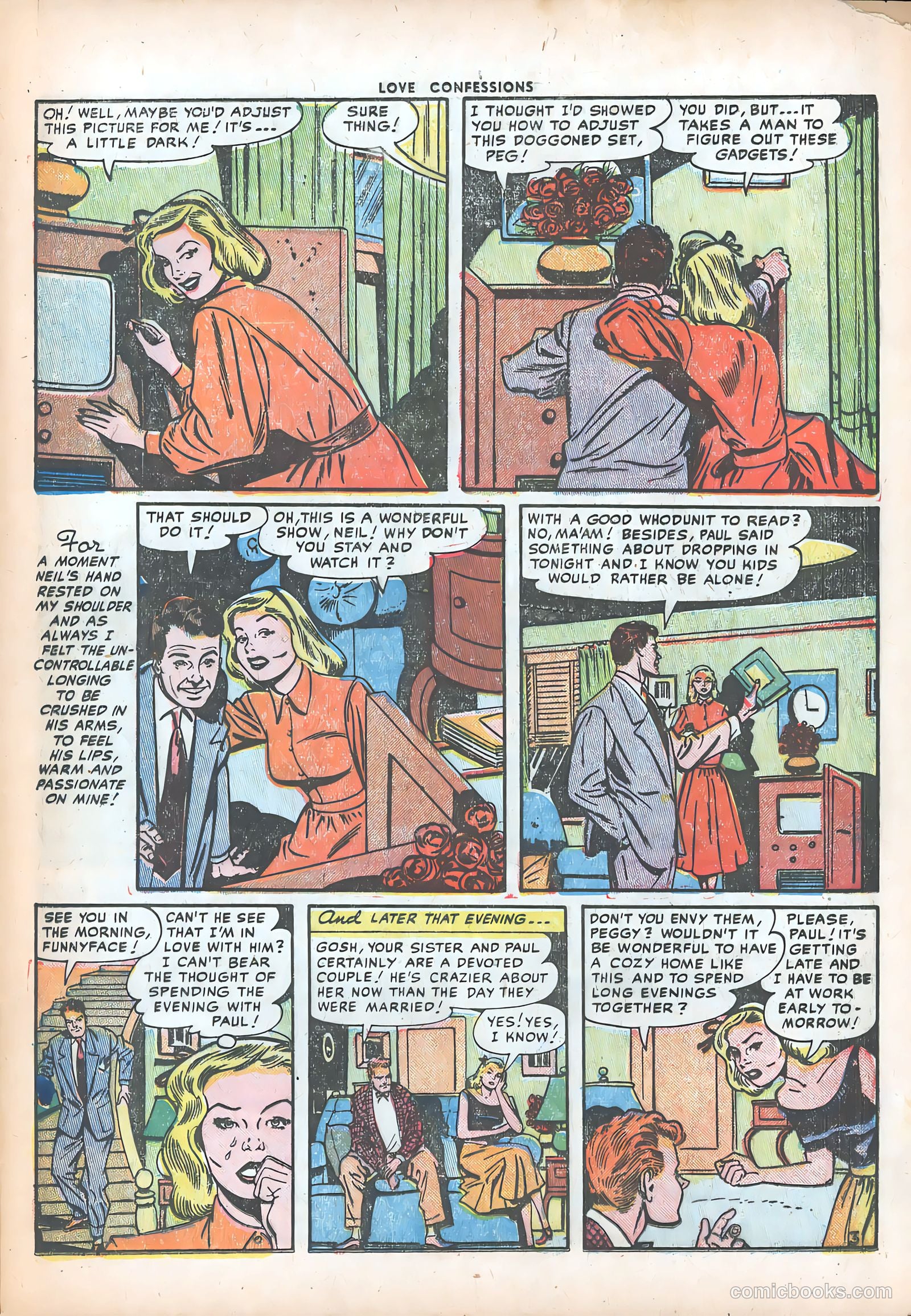 Love Confessions #19 (1952) — page 30 of 37