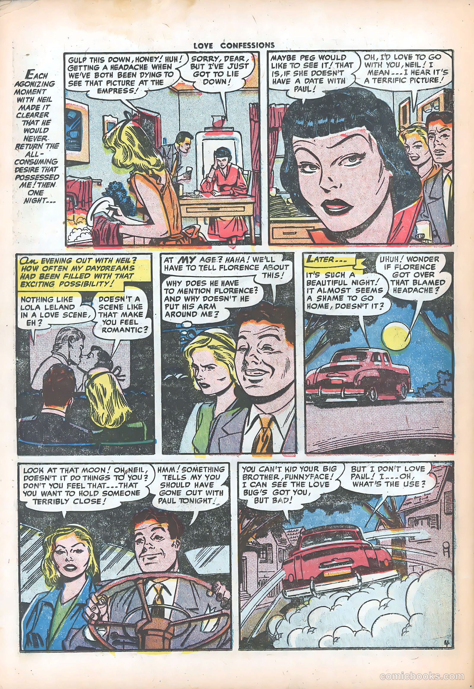 Love Confessions #19 (1952) — page 31 of 37