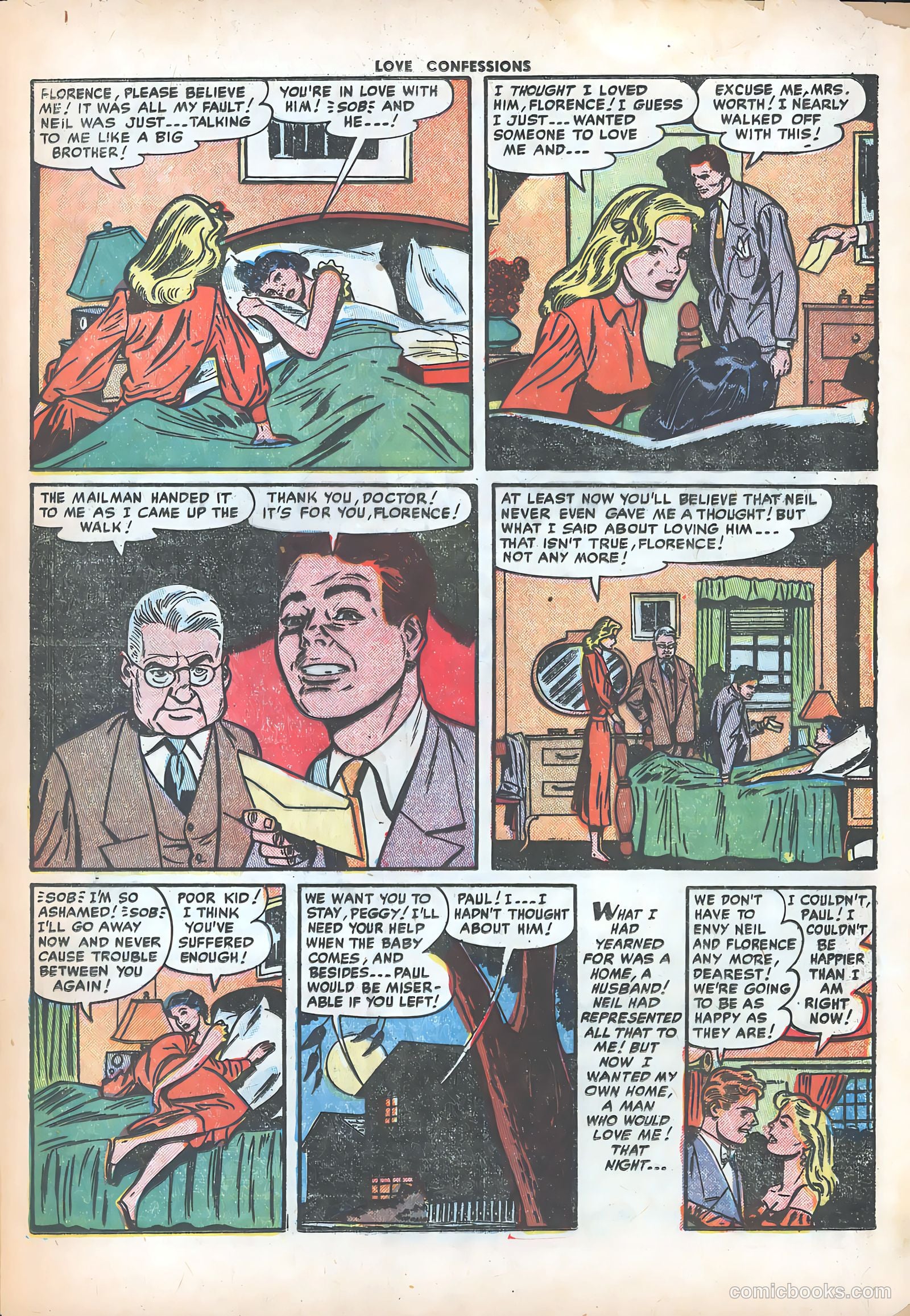 Love Confessions #19 (1952) — page 34 of 37