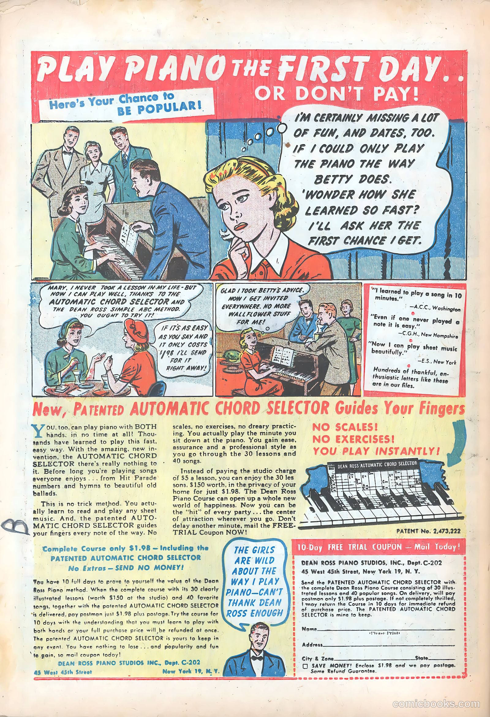 Love Confessions #19 (1952) — page 35 of 37