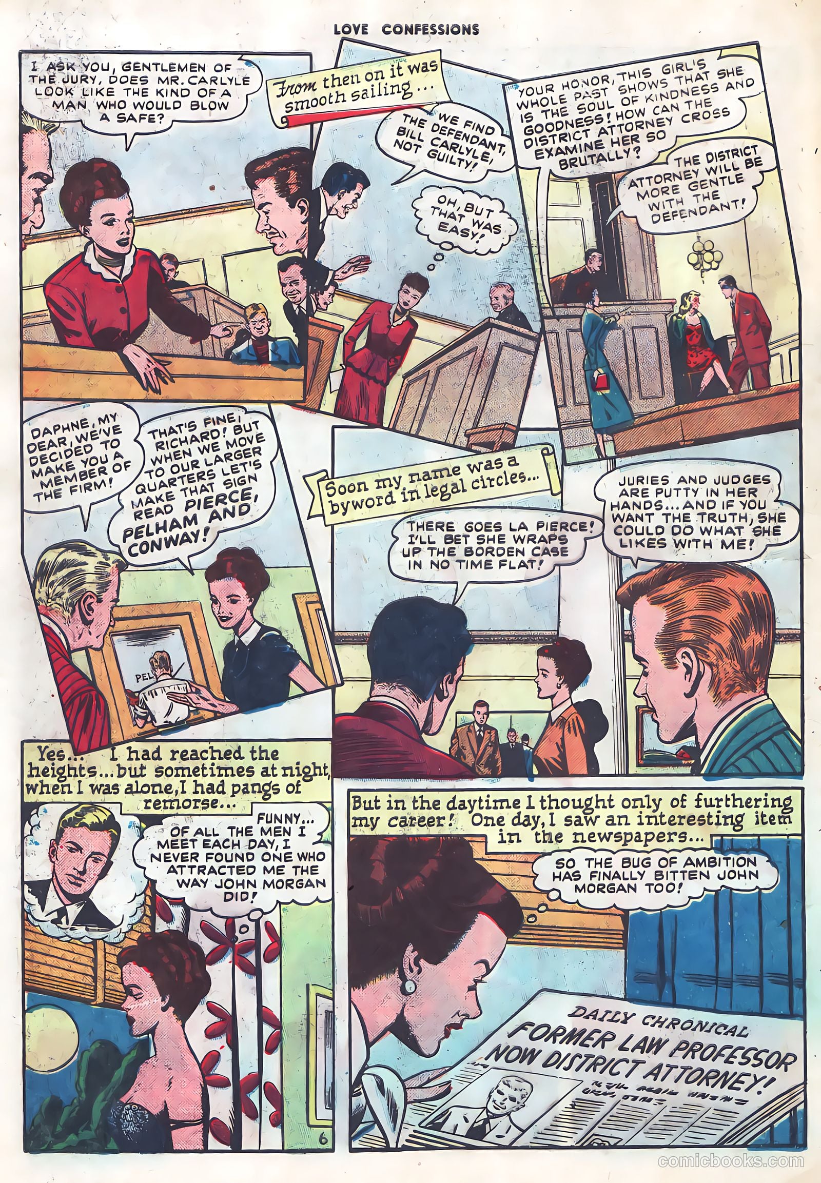 Love Confessions #2 (1949) — page 8 of 36