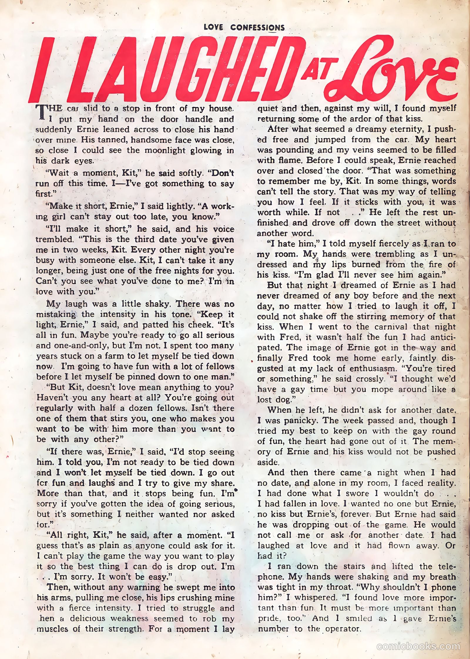 Love Confessions #2 (1949) — page 26 of 36