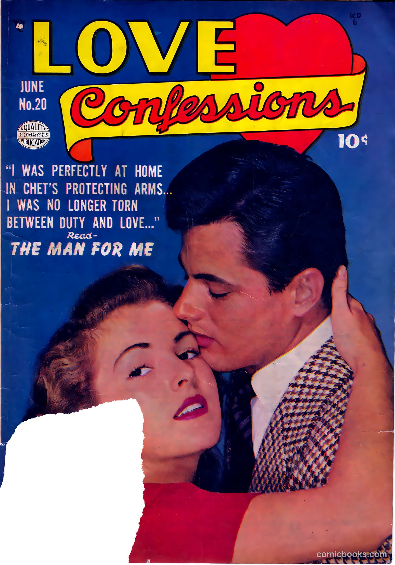 Love Confessions #20 (1952) — page 2 of 37