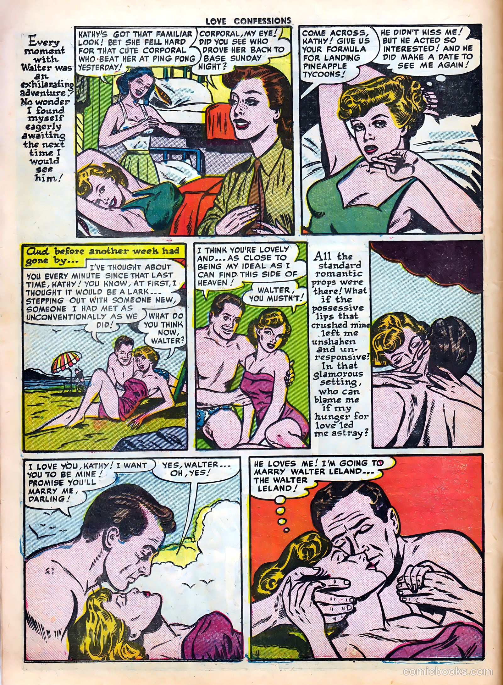 Love Confessions #20 (1952) — page 7 of 37