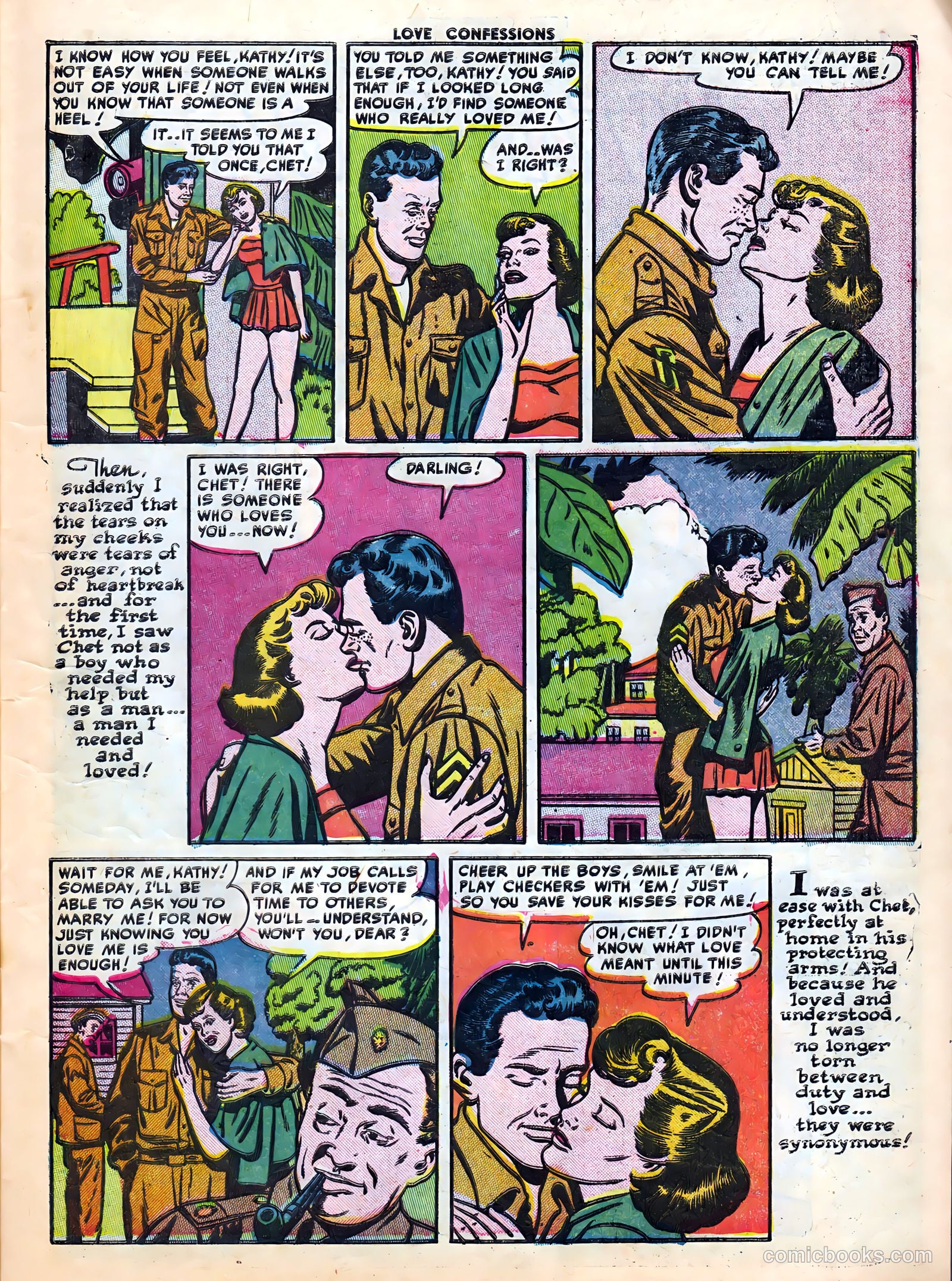 Love Confessions #20 (1952) — page 12 of 37