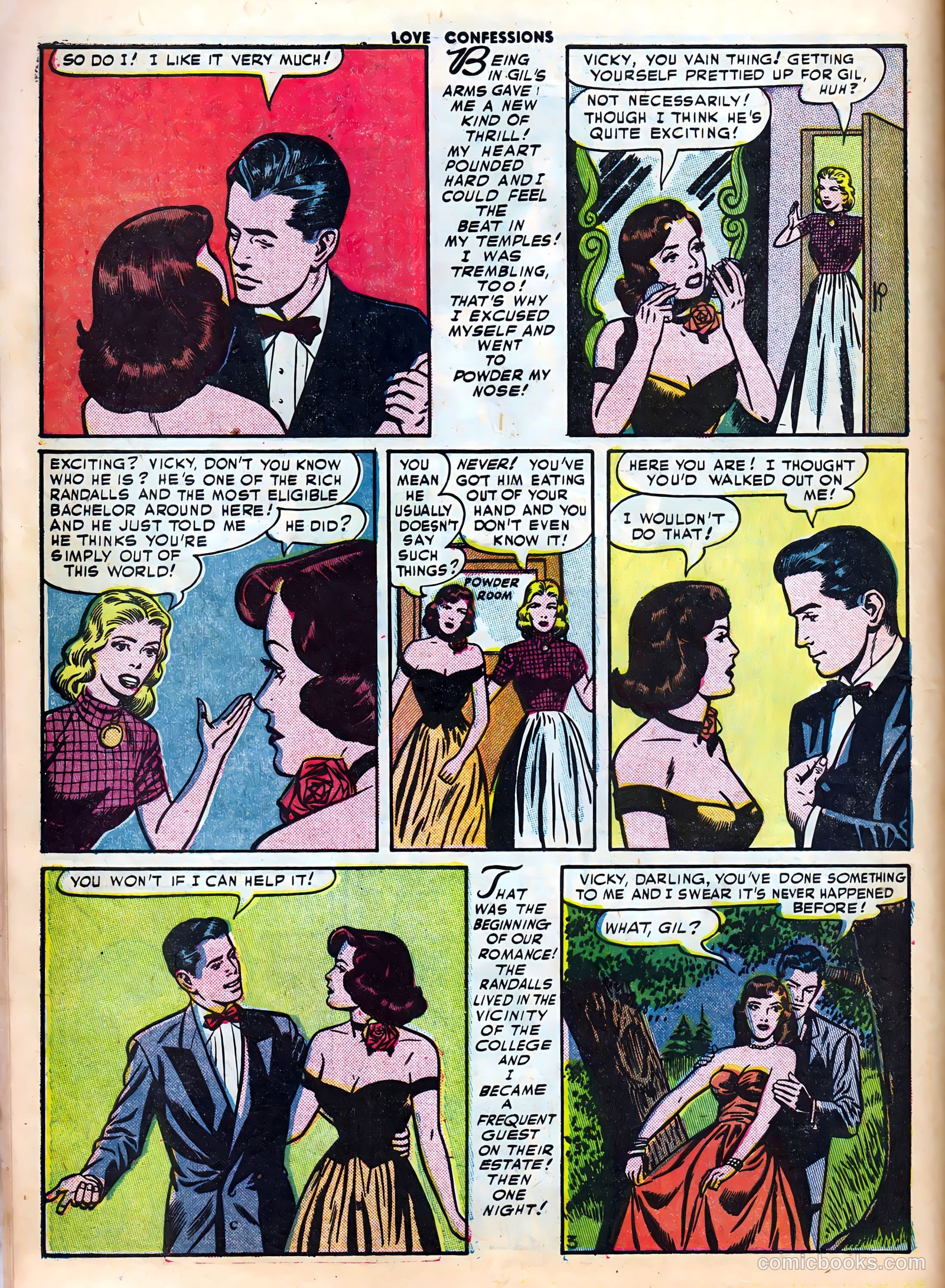 Love Confessions #20 (1952) — page 15 of 37