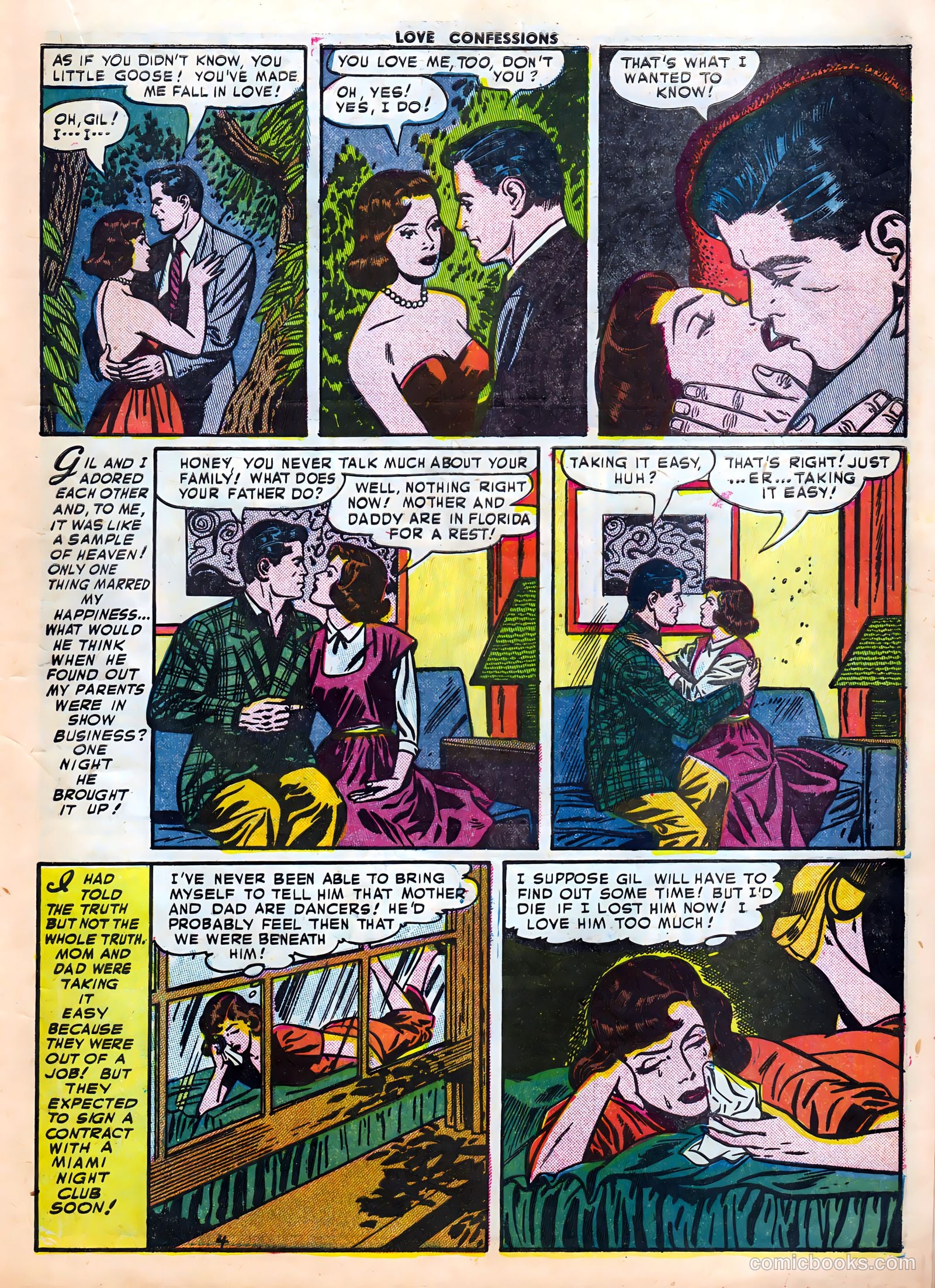 Love Confessions #20 (1952) — page 16 of 37