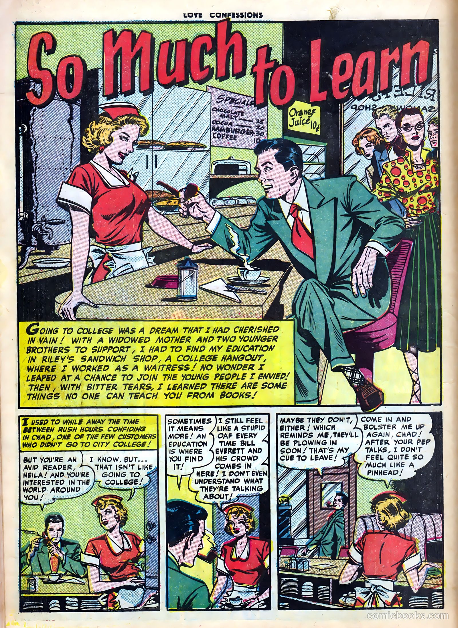 Love Confessions #20 (1952) — page 19 of 37