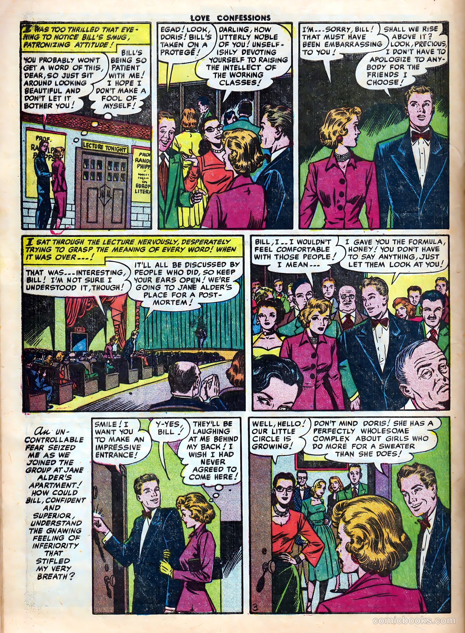 Love Confessions #20 (1952) — page 21 of 37