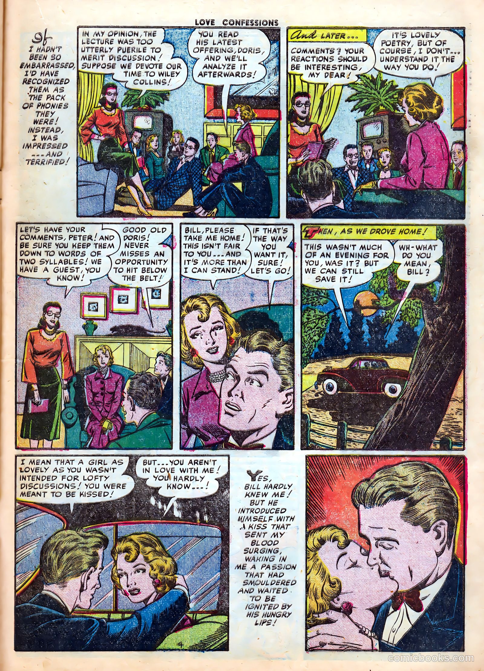 Love Confessions #20 (1952) — page 22 of 37